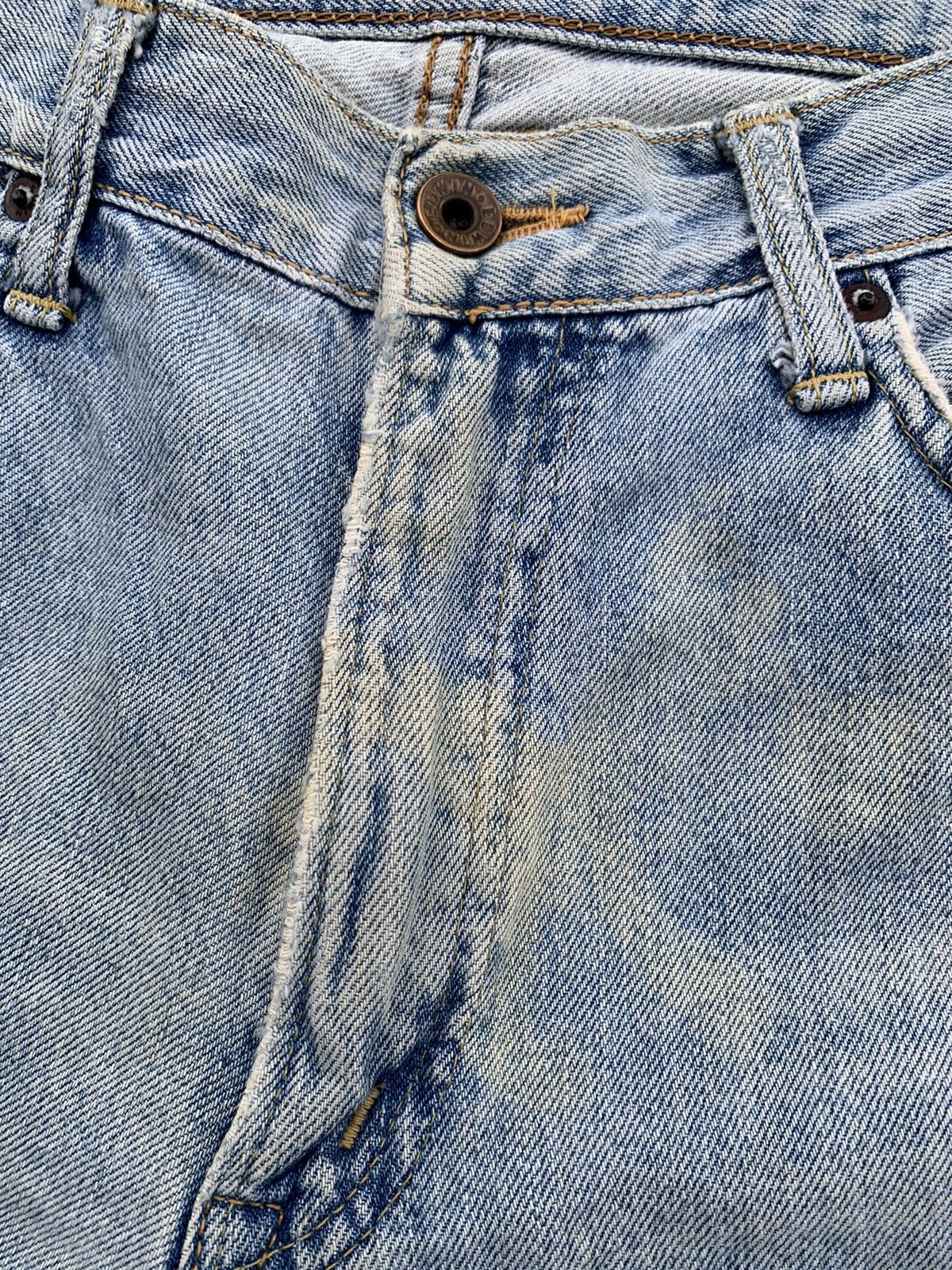 Edwin VINTAGE EDWIN 505XX SELVEDGE FADED JAPANESE DISTRESSED DENIM Size US 29 - 15 Thumbnail