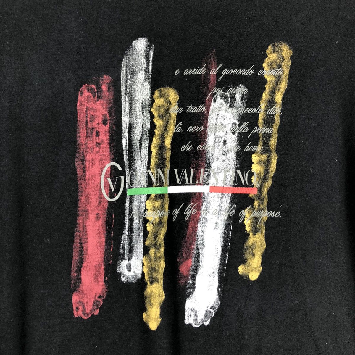 Gianni Valentino × Japanese Brand × Valentino Vintage Gianni Valentino Designer T-shirt Medium #A2 Size US M / EU 48-50 / 2 - 9 Thumbnail