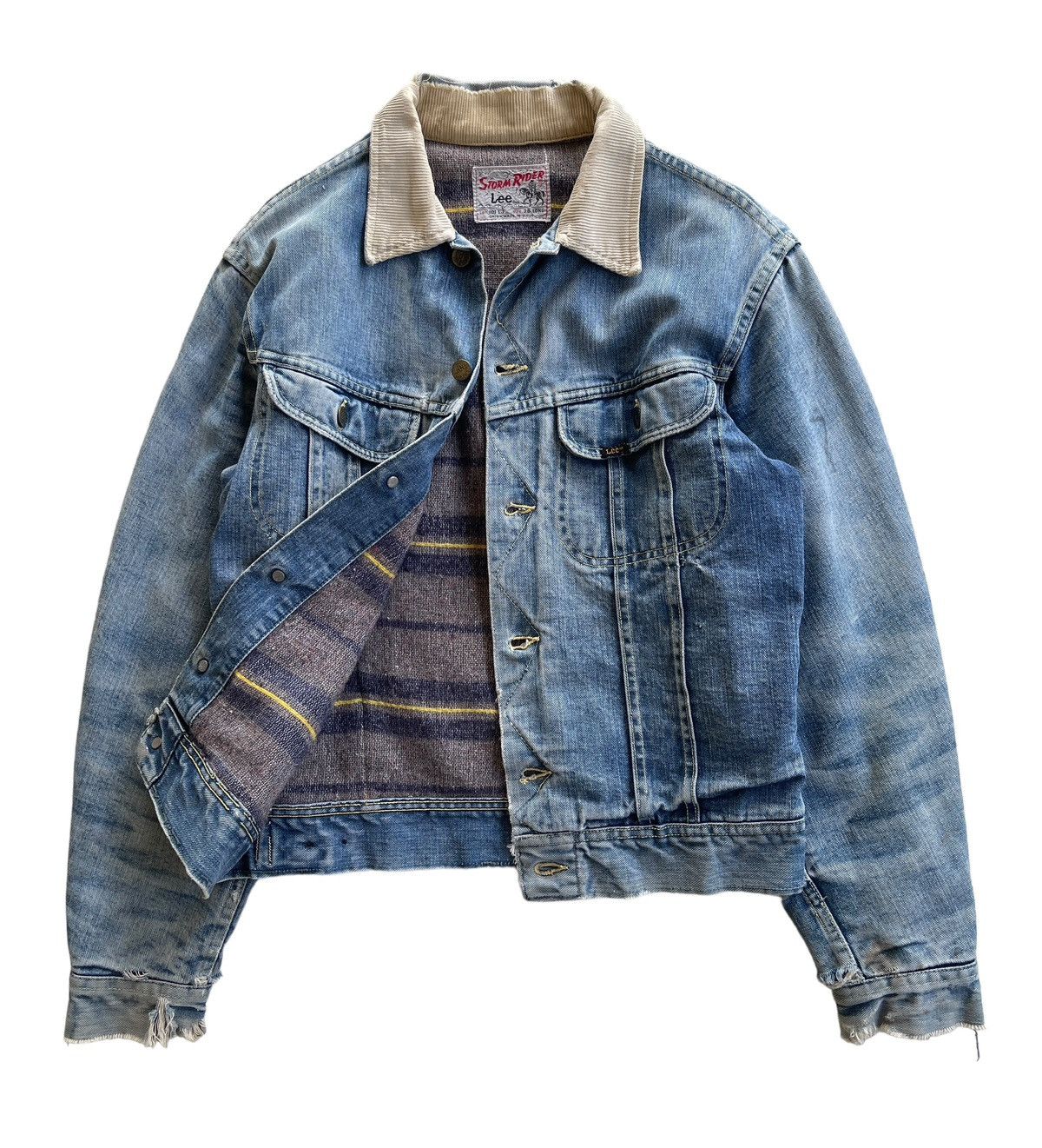 Lee 1960s Lee Storm Rider 101 LJ Blanket Denim Jacket Size US S / EU 44-46 / 1 - 7 Thumbnail