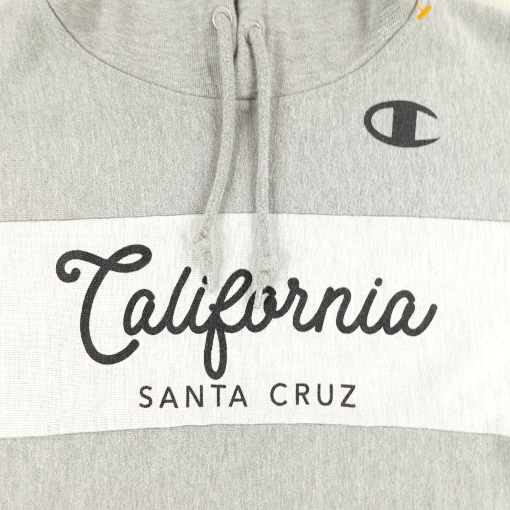 Champion Champion Hoodie Womens XS Gray White Cropped Reverse Weave Santa Cruz California Size XS / US 0-2 / IT 36-38 - 3 Thumbnail