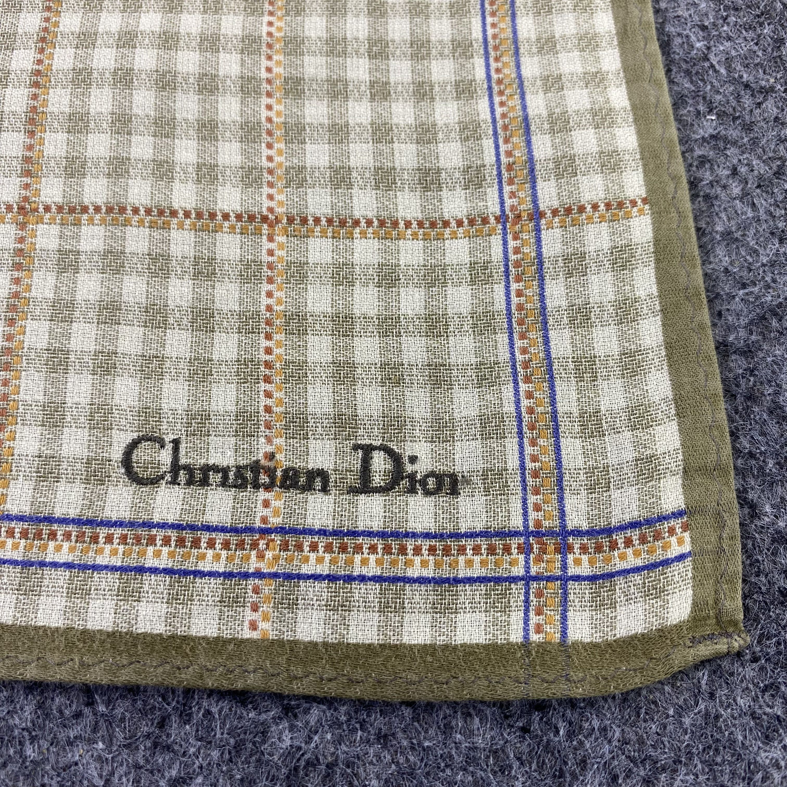Vintage Christian Dior Handkerchief / Bandana / Neckerchief B414 Size ONE SIZE - 5 Thumbnail