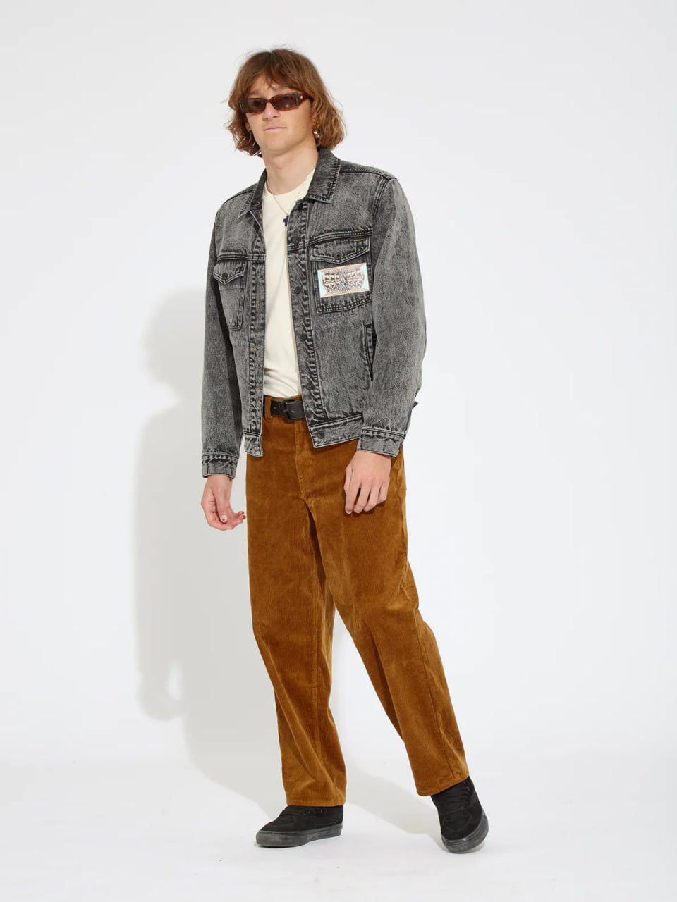 Levi's × Levi's Vintage Clothing × Vintage Rare Levis big E Corduroy Black Tab Brown Pants Earth Tone Size US 34 / EU 50 - 1 Thumbnail