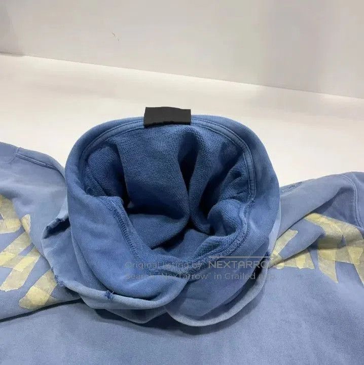 Balenciaga Balenciaga SS24 Distressed Logo Hoodie for All. Size US M / EU 48-50 / 2 - 7 Thumbnail