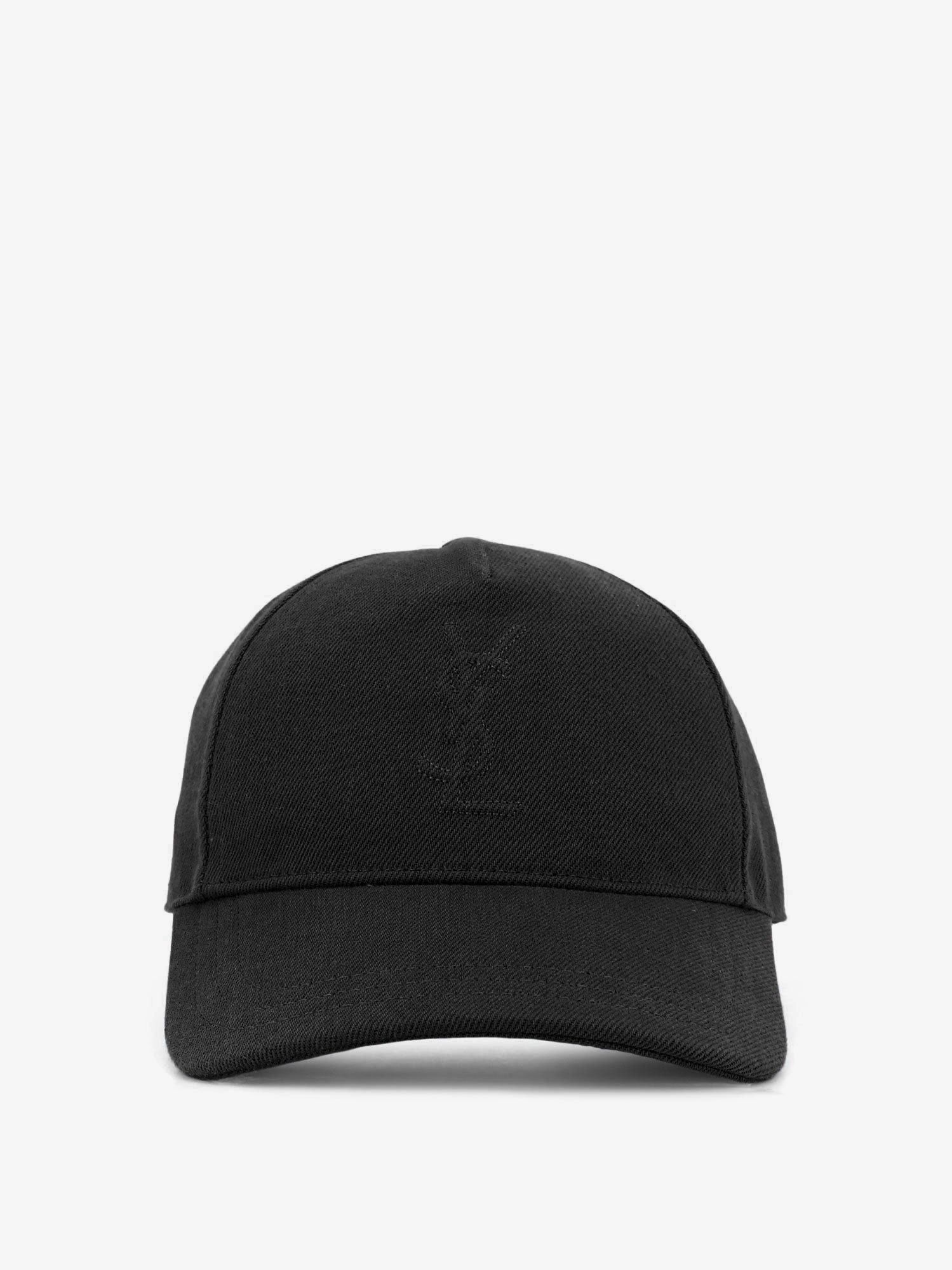 Saint Laurent Paris Black Denim Hat Size ONE SIZE - 1 Thumbnail