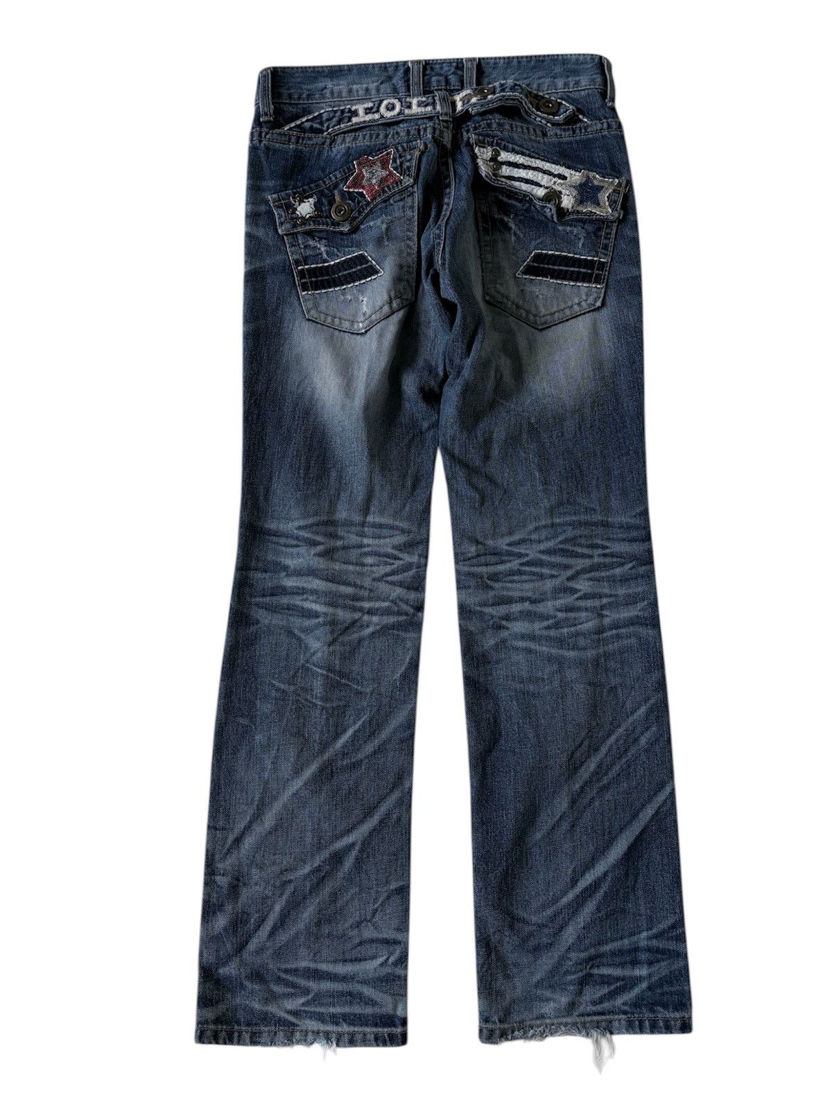 14th Addiction Lolita Clawmarks whisker Denim Pants Size US 29 - 2 Thumbnail
