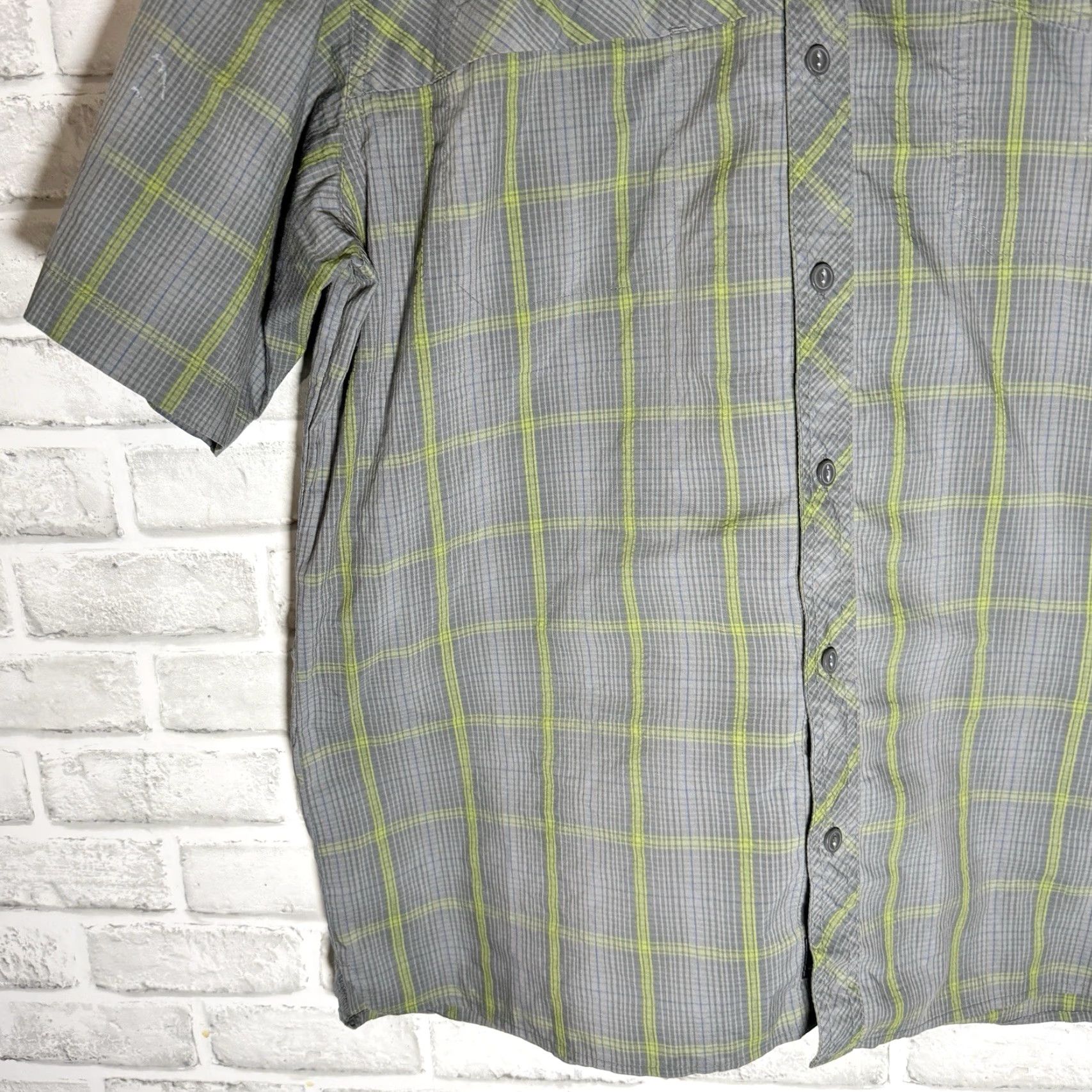 Outdoor Research Outdoor Research Plaid Short Sleeve Button Down Mens Size XL Size US 36 / EU 52 - 3 Thumbnail
