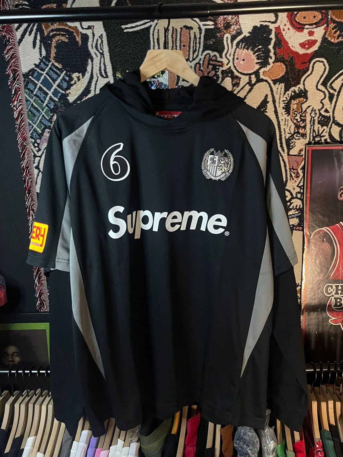Supreme Supreme Hooded Soccer Jersey | Grailed