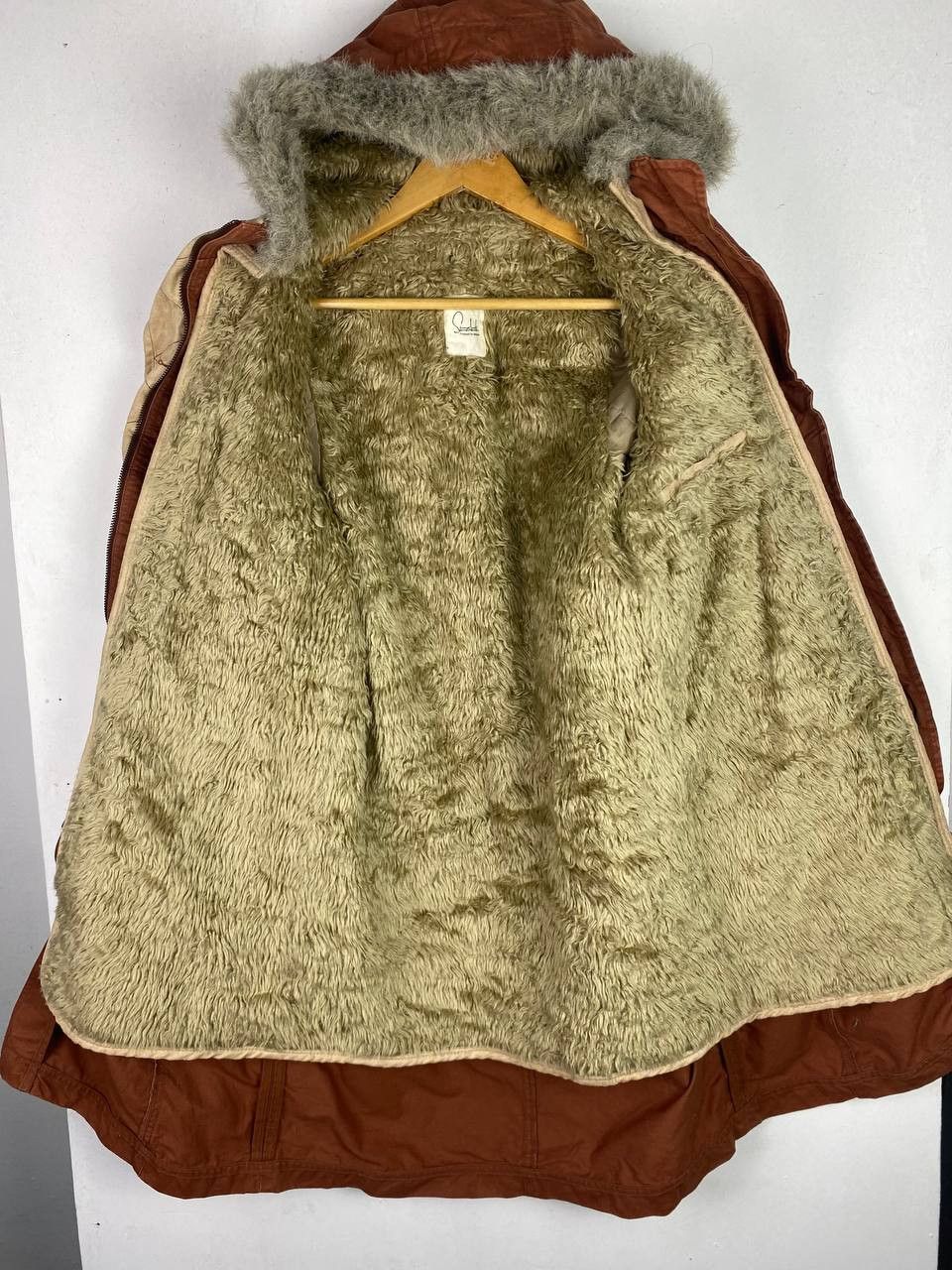 Japanese Brand japanese brand hard khakis parka jacket fur lining Size US L / EU 52-54 / 3 - 11 Thumbnail