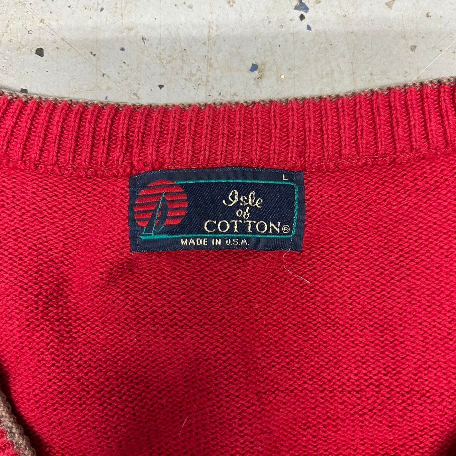 Other Red vintage golf sweater Size US L / EU 52-54 / 3 - 5 Thumbnail