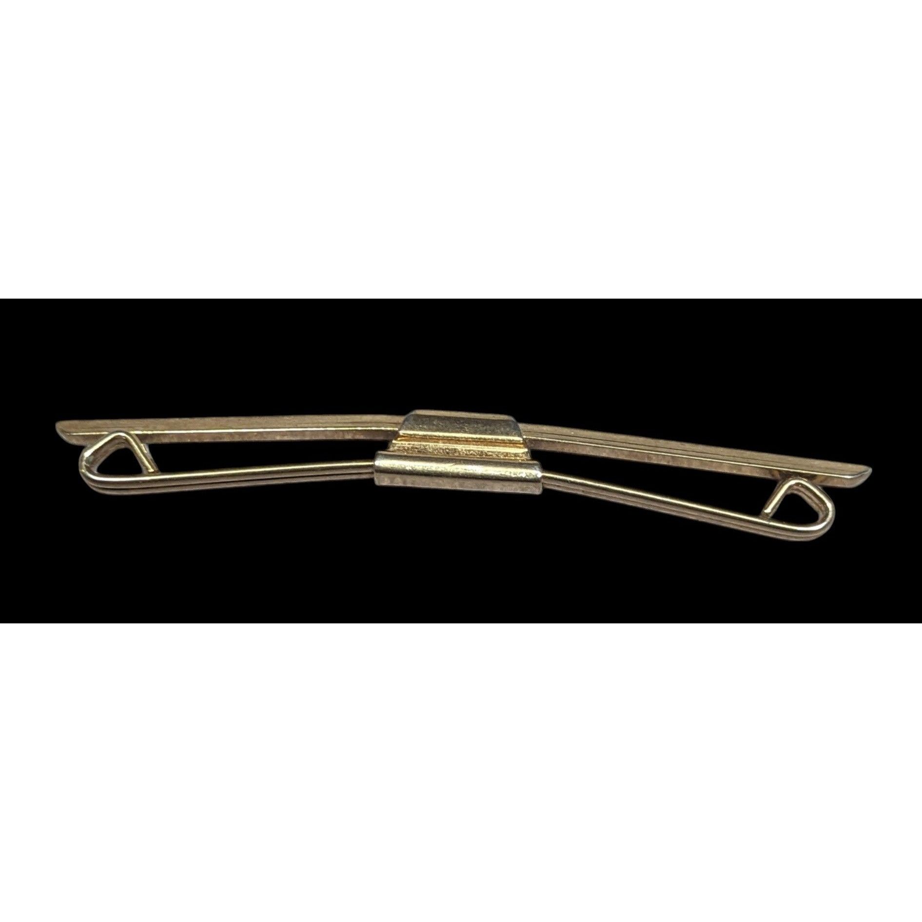 Other Vintage Elegant Slim Gold Tone Collar Bar Size ONE SIZE - 1 Thumbnail