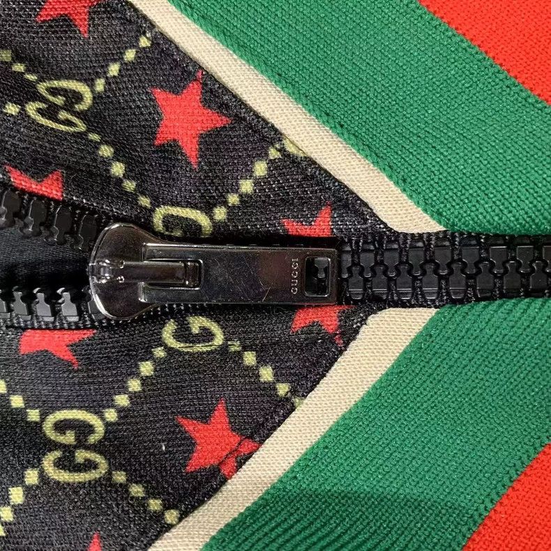 Gucci Gucci GG star print V-shaped knitted jacket 2501-Nextarrow Size US L / EU 52-54 / 3 - 6 Thumbnail