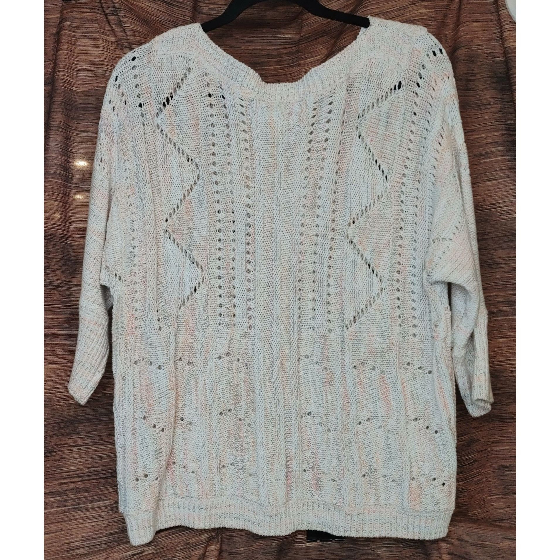 Other New York and Company Women's Lavender Crochet 1/2-Sleeve Pul Size S / US 4 / IT 40 - 2 Thumbnail