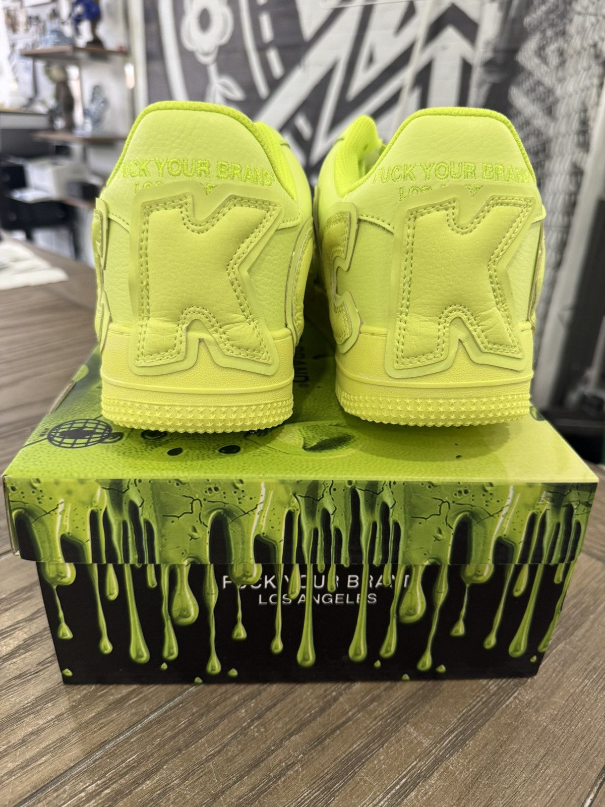 Designer 🖕🏻 FYB Fuck Your Brand FUCK OFF Slime AF1 CPFM Low Size 13 🖕🏻 Size US 13 / EU 46 - 5 Thumbnail