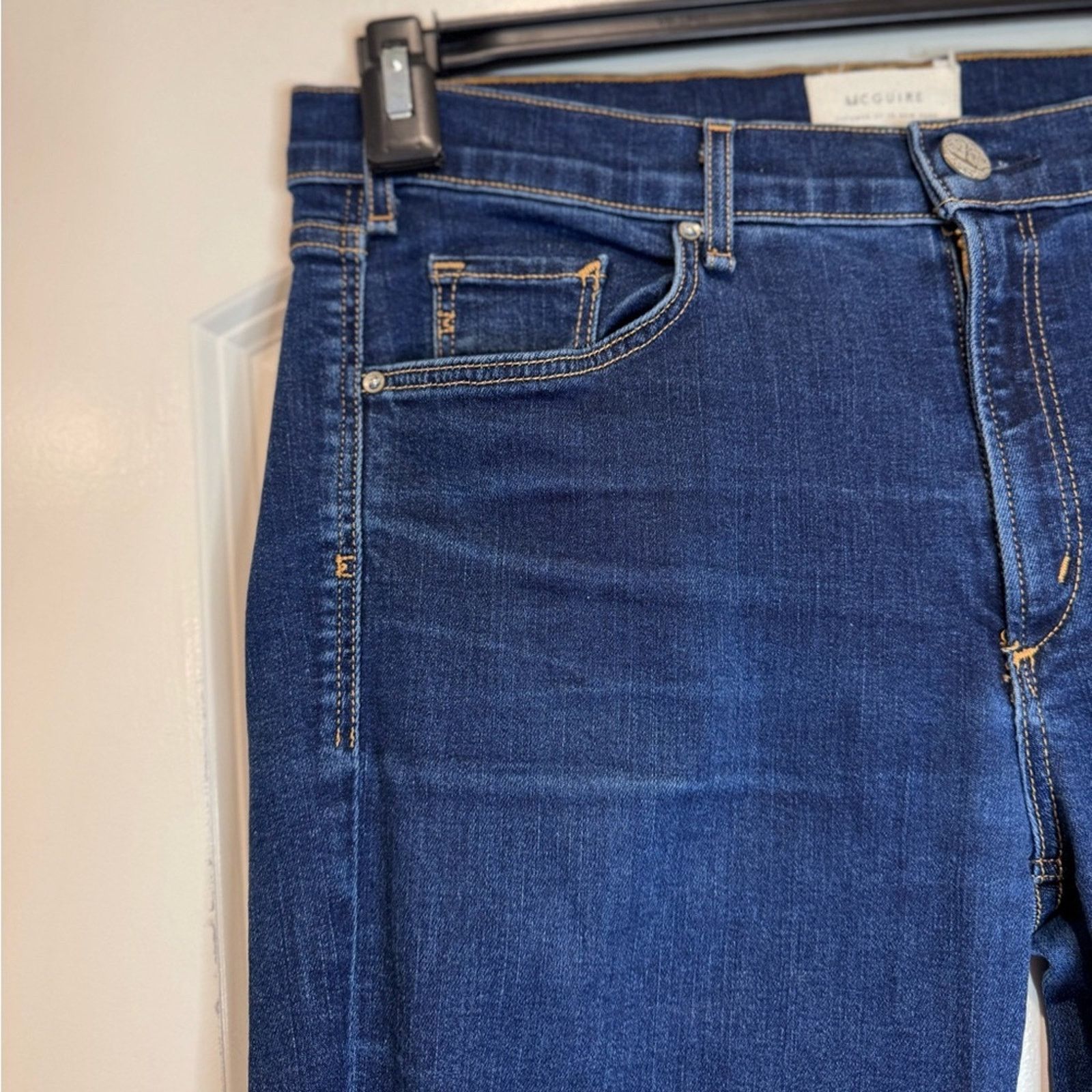 Other MCGUIRE Denim Newton Skinny Jean Size 31 Dark Wash 101A Size 31" - 7 Thumbnail