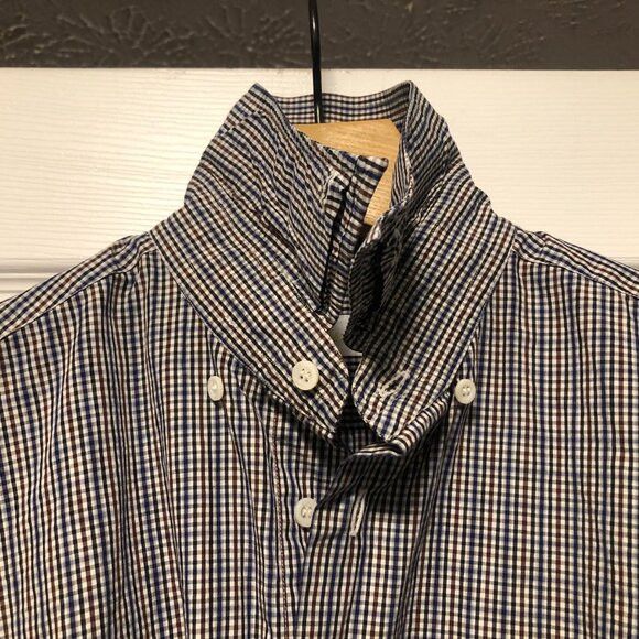 Brioni BRIONI men's 100%cotton casual shirt size: L made in Italy Size US L / EU 52-54 / 3 - 9 Thumbnail