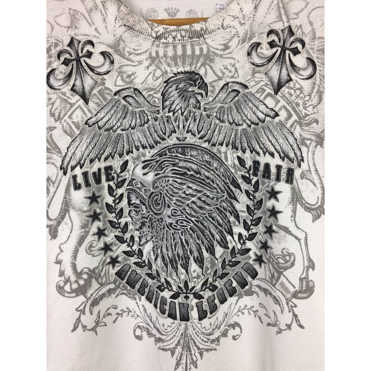 Japanese Brand Prepotente American Legend Phoenix Graphic Waffle Knit Tee Size US M / EU 48-50 / 2 - 4 Thumbnail