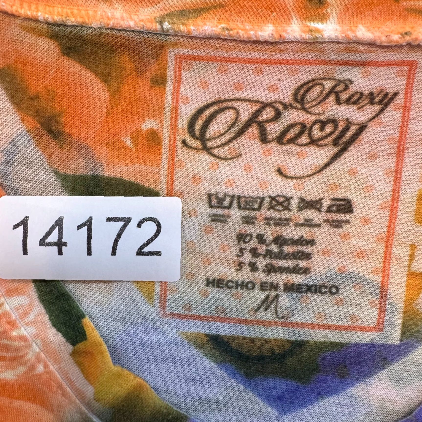 Vintage Y2K Vintage ROXY Shirt M WOMENS Sugar Skulls Day of the Dead Graphic Orange Shirt Size M / US 6-8 / IT 42-44 - 7 Thumbnail