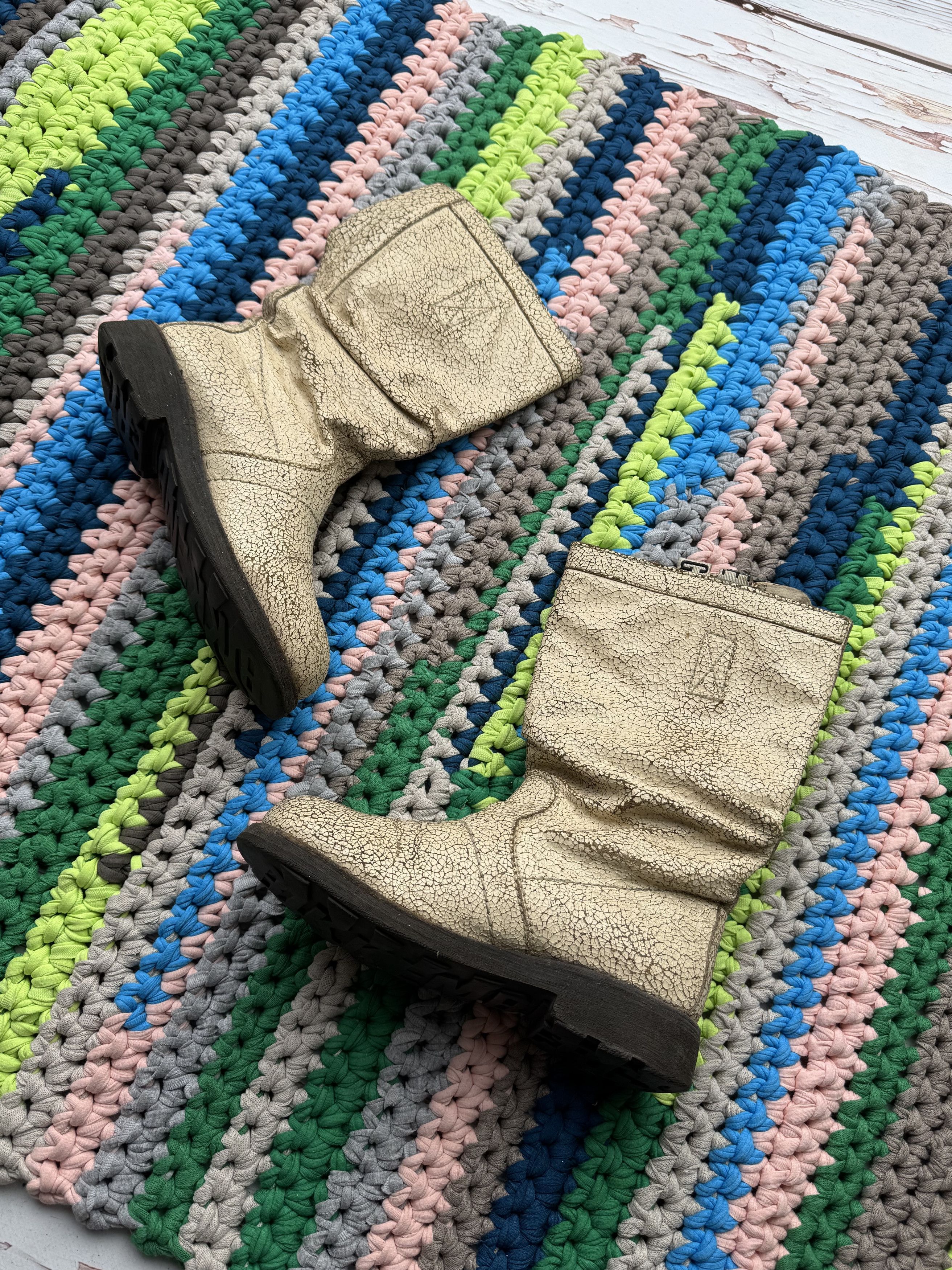 Dirk Bikkembergs Bikkembergs Vintage Leather Boots (V5)(D10) Size US 6 / IT 36 - 2 Thumbnail