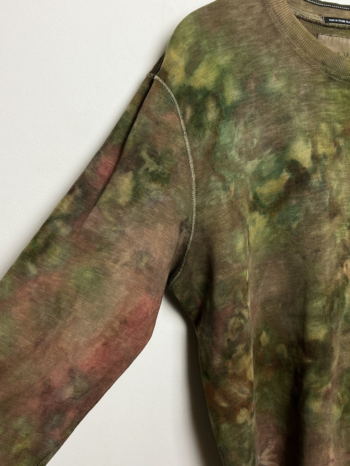 Stone Island stone island camo tie dye crewneck sweatshirt Size US L / EU 52-54 / 3 - 9 Thumbnail