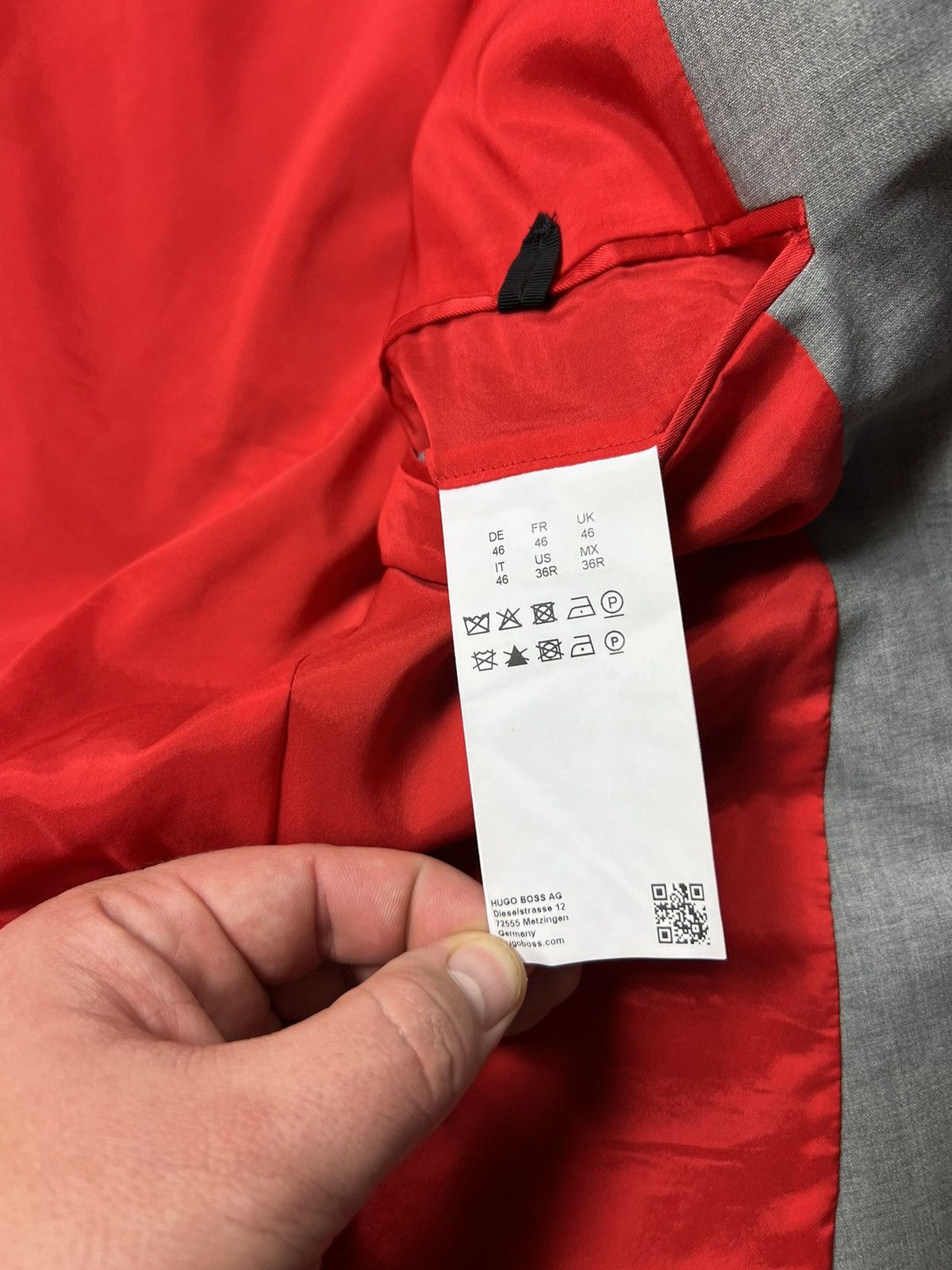 Hugo Boss Arti Heaten 222x Blazer Jacket Size 46R