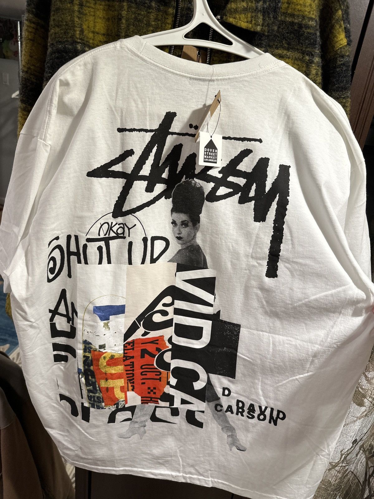 Stussy Stussy x David Carson Do Your Thang T Shirt in Black