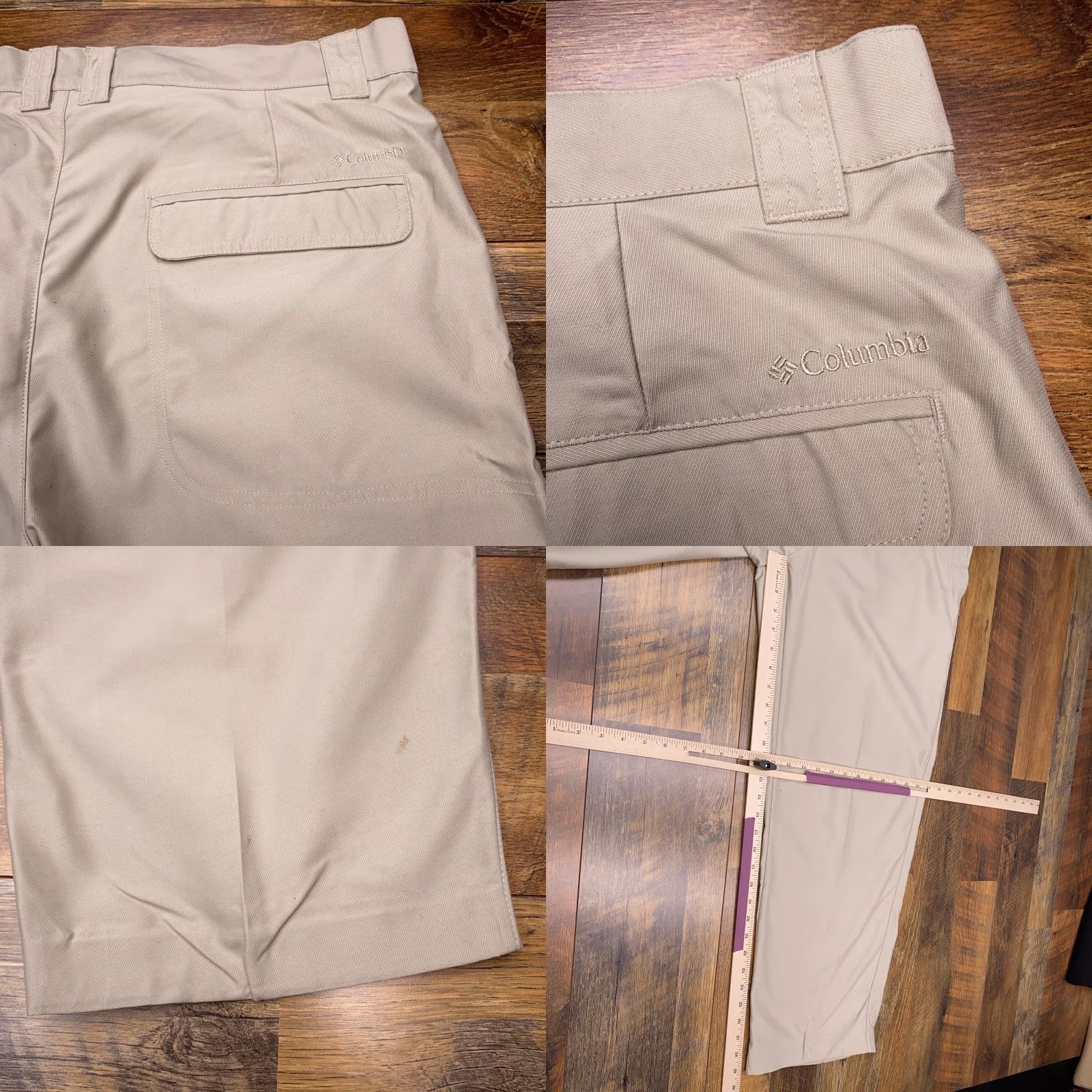 Vintage Columbia Cargo Pants Mens 38 Beige Outdoor Hiking Pants Straight Leg Regular Waist 38 Beige Outdoor Men’s Pants Size US 38 / EU 54 - 8 Thumbnail