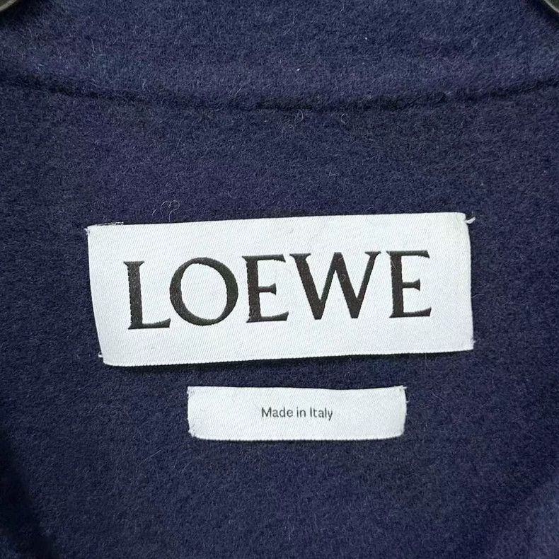LOEWE Plaid tassel lapel coat