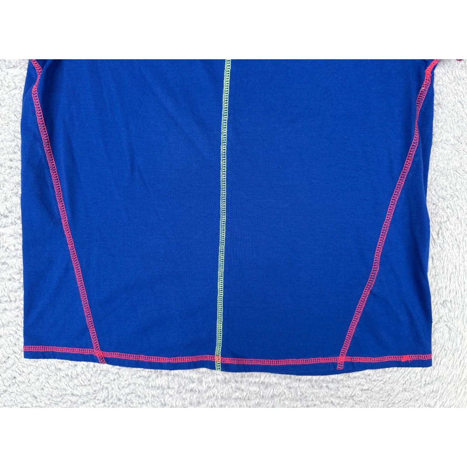 Tommy Hilfiger Tommy Hilfiger Shirt Girls XL Blue Crew Neck Short Sleeve Poly Blend Jersey Casual T-Shirt Size XL / US 12-14 / IT 48-50 - 5 Thumbnail
