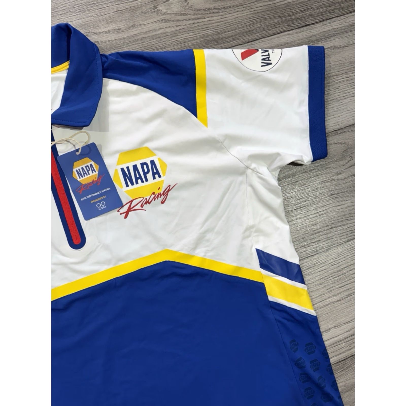 Vintage NWT BTCC Napa Racing Polo Shirt Mens XL White Shirt Size US XL / EU 56 / 4 - 6 Thumbnail