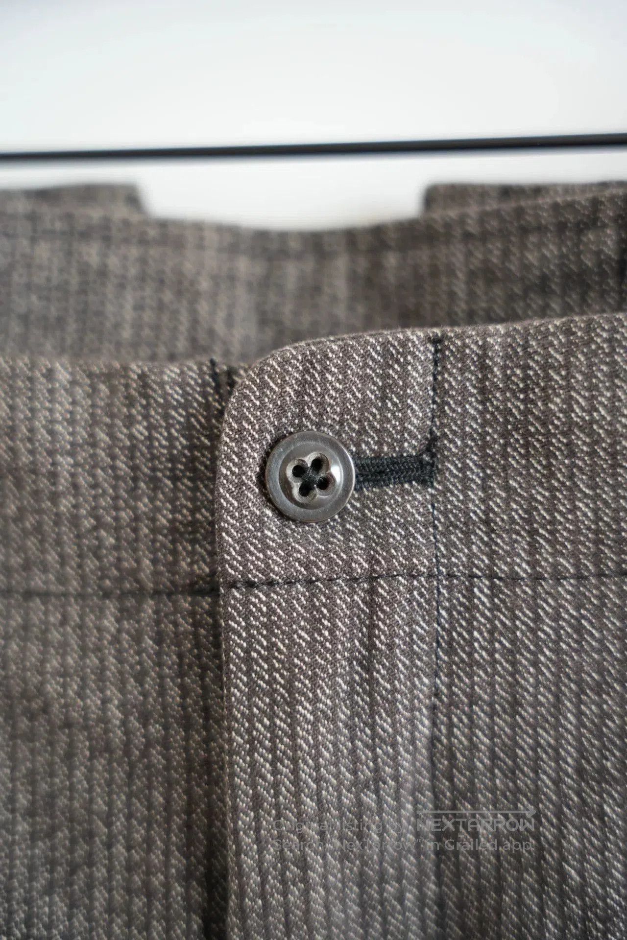 Yohji Yamamoto yohji yamamoto gray striped flared trousers. Size US 28 / EU 44 - 5 Thumbnail