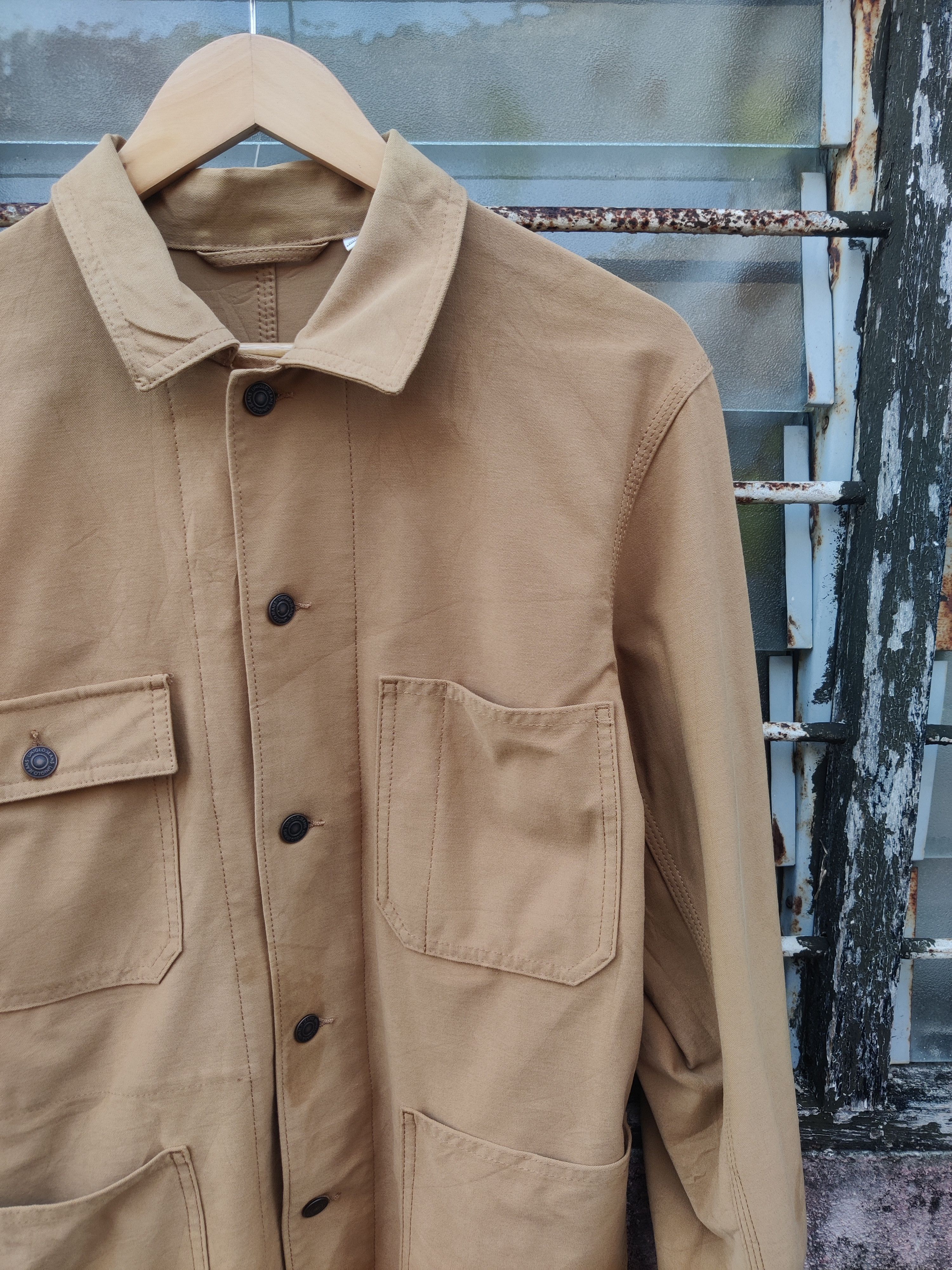 Uniqlo Vintage Uniqlo Multi-Pocket Utility Chore Work Field Shirt Size US M / EU 48-50 / 2 - 3 Thumbnail