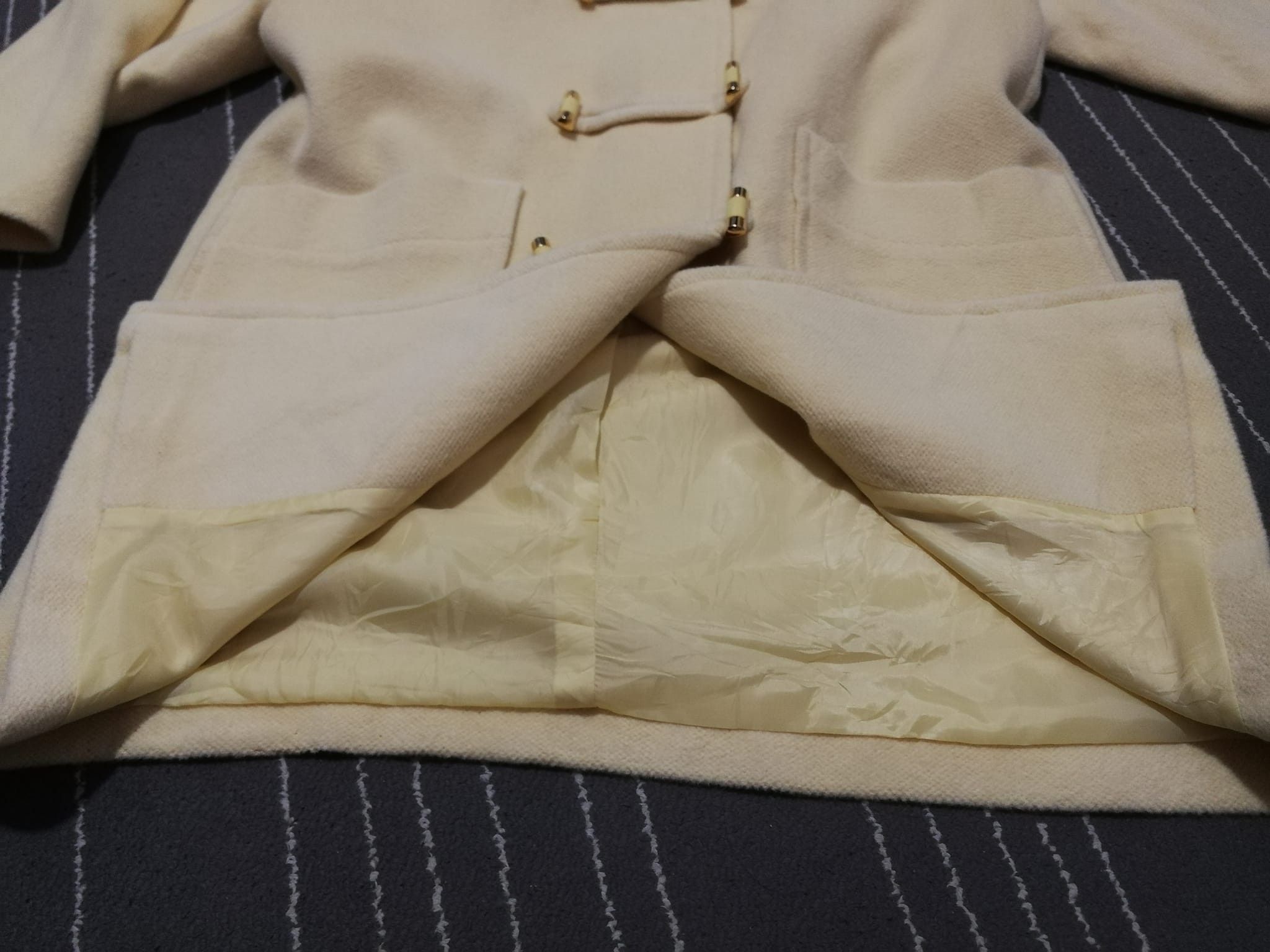Japanese Brand Vintage jean clement winter coats yellow M 1795 Size M / US 6-8 / IT 42-44 - 5 Thumbnail