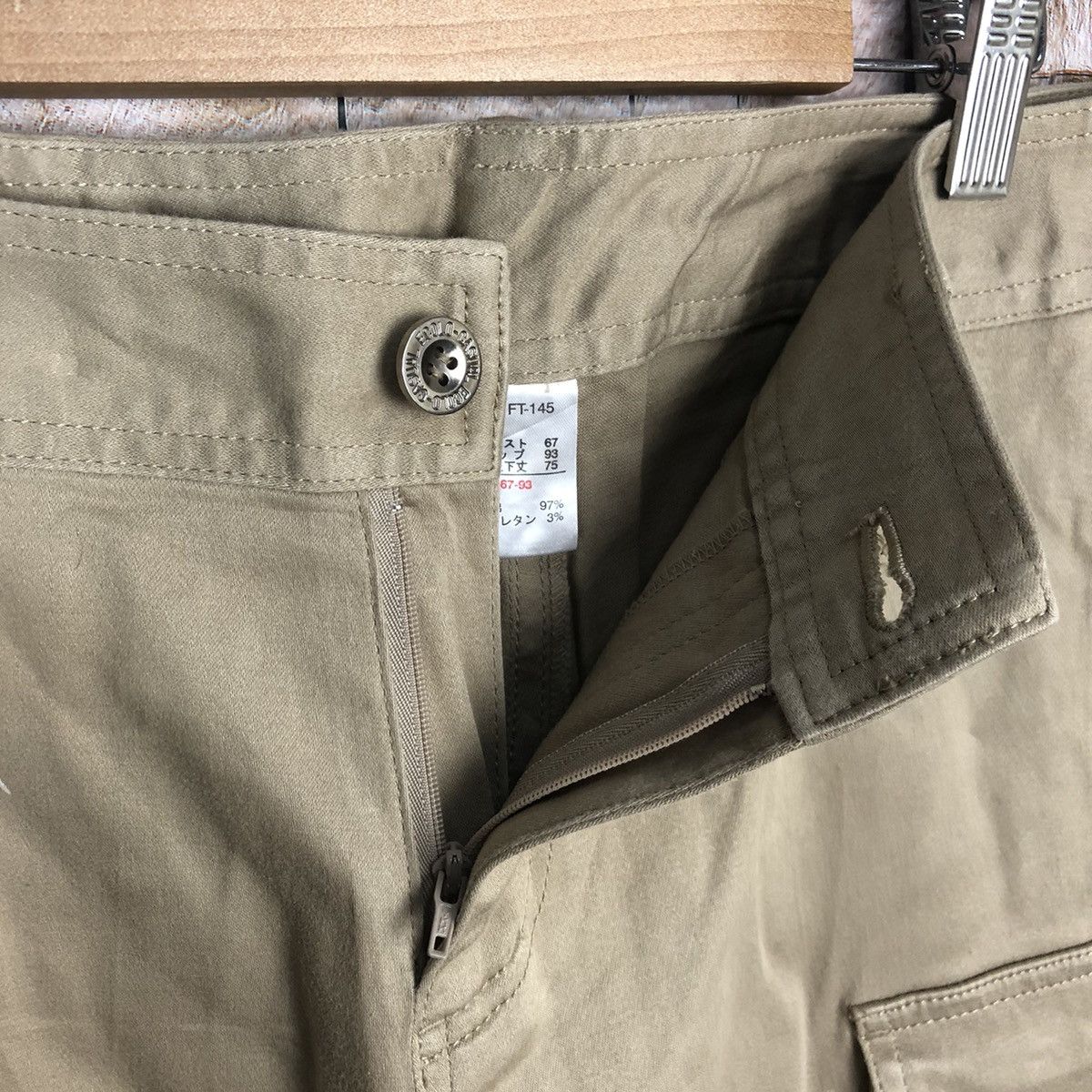 Japanese Brand Ecolo Casual Brown Cargo Multipocket Pants #A321 Size US 28 / EU 44 - 11 Thumbnail