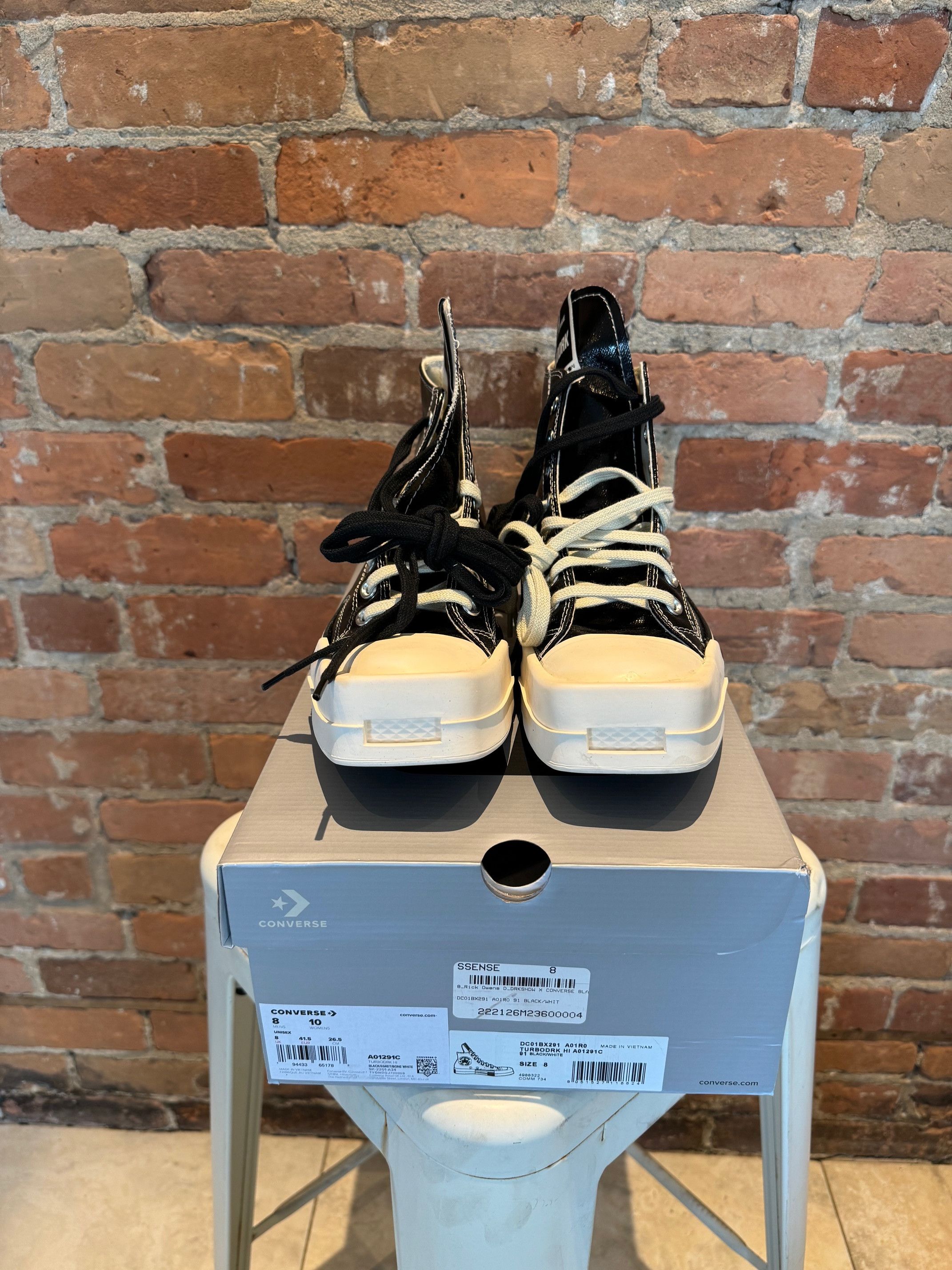 Converse × Rick Owens Drkshdw Rick Owens DRKSHDW Converse TURBODRK All-Star 70 Size US 8 / EU 41 - 2 Thumbnail