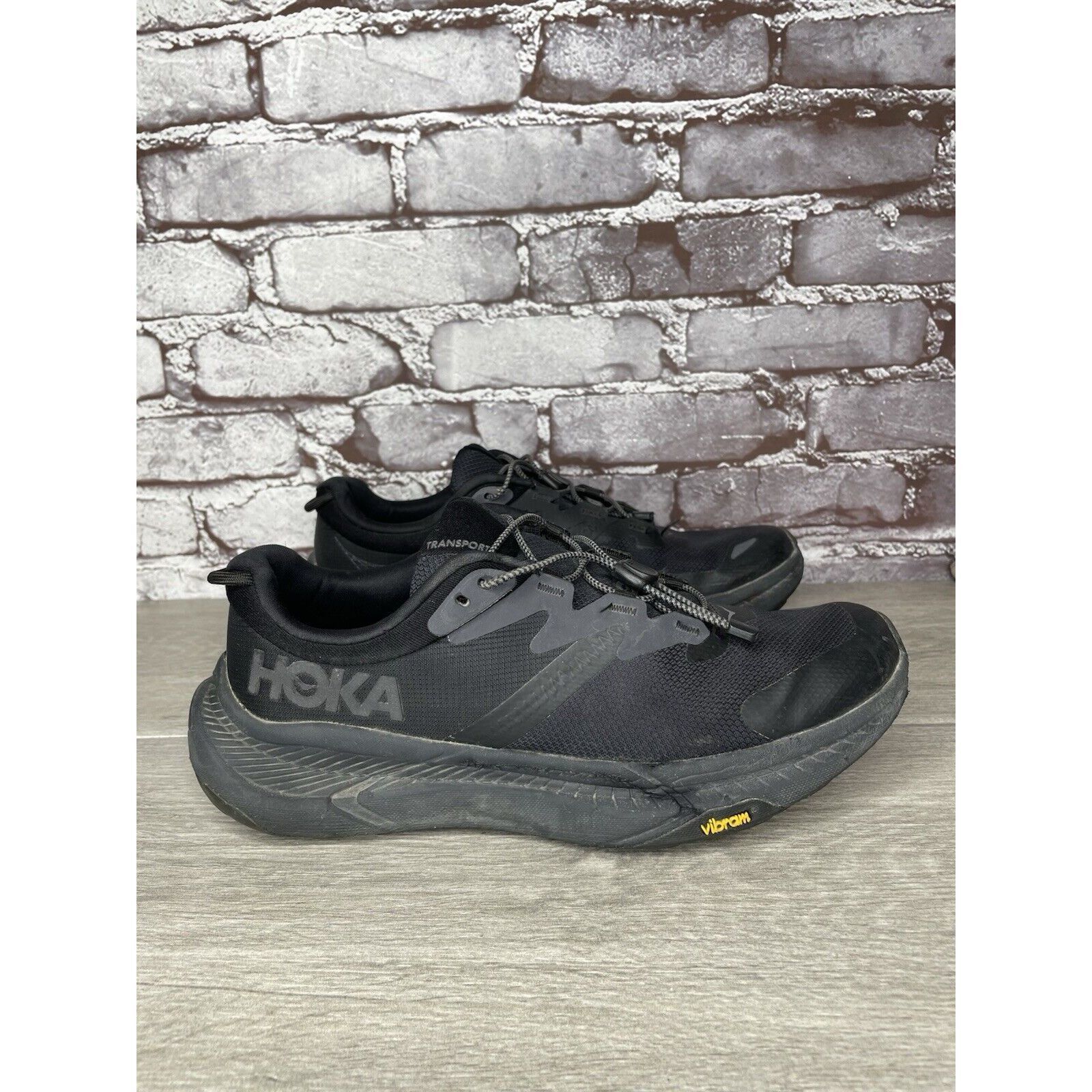 Hoka Hoka One One Sneakers Running Shoes Transport Black Athletic Size US 9.5 / IT 39.5 - 2 Thumbnail