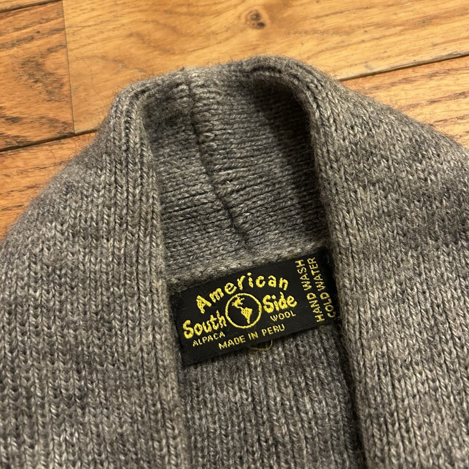 Other American South Side Alpaca Knit Open Front Cardigan Sweater Size S / US 4 / IT 40 - 3 Thumbnail