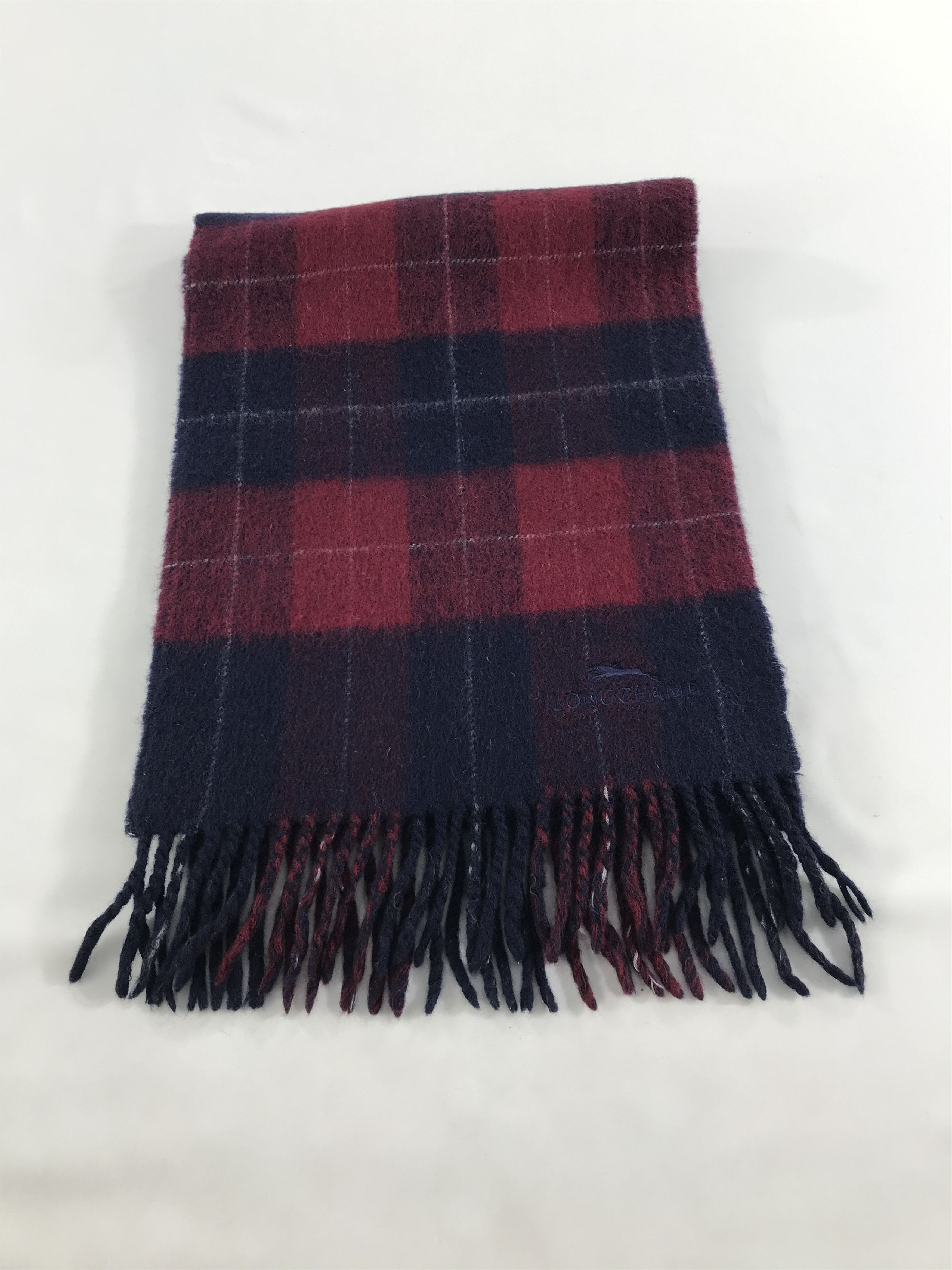 Longchamp Longchamp Wool Scarf Muffler V89 Size ONE SIZE - 2 Thumbnail