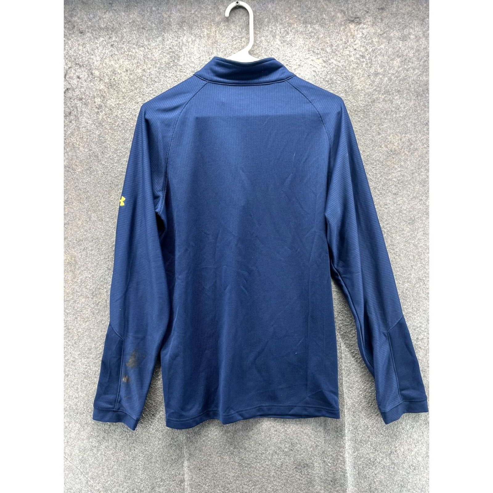 Under Armour Under Armour HeatGear Pullover Mens M 1/4 Zip Blue Golf Top Shirt Size US M / EU 48-50 / 2 - 7 Thumbnail