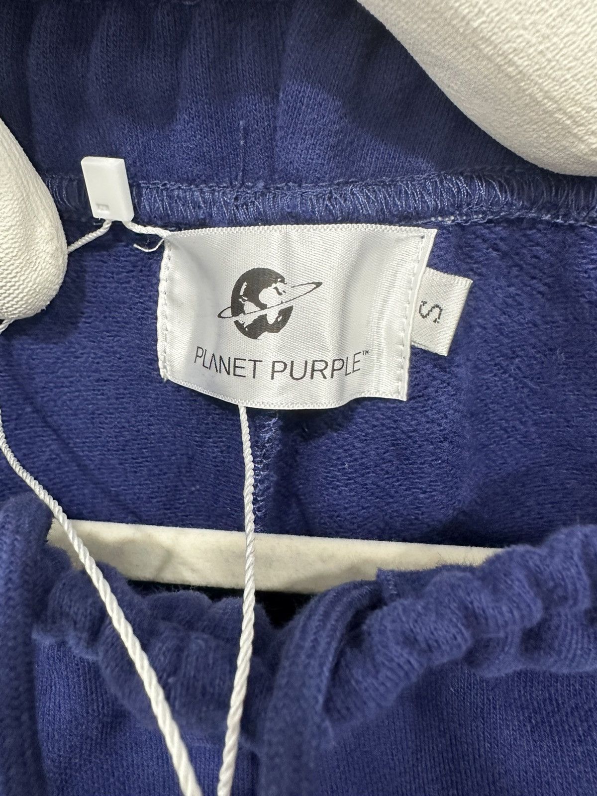 Other Planet Purple Stacked Logo Sweatpants Medium Blue Size US 32 / EU 48 - 7 Thumbnail