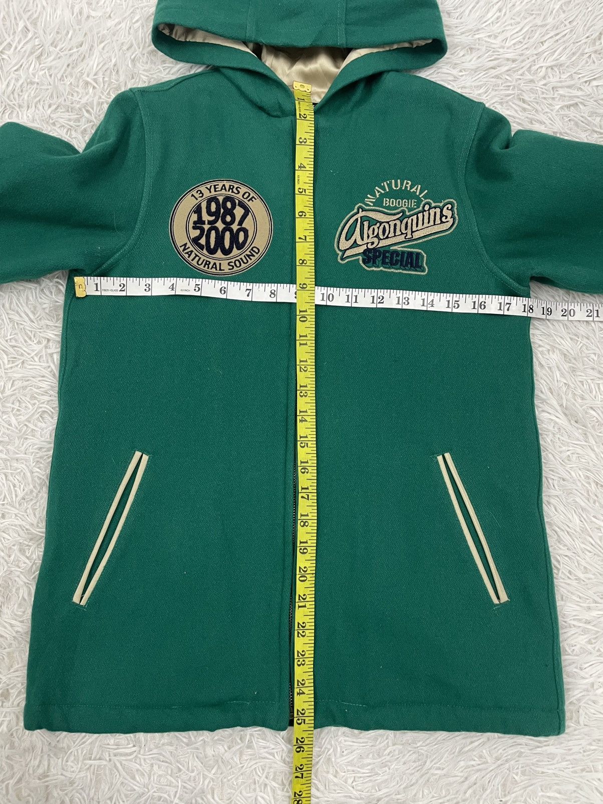 Japanese Brand Wool & Nylon Algonquins Jacket Hoodie Size S / US 4 / IT 40 - 7 Thumbnail