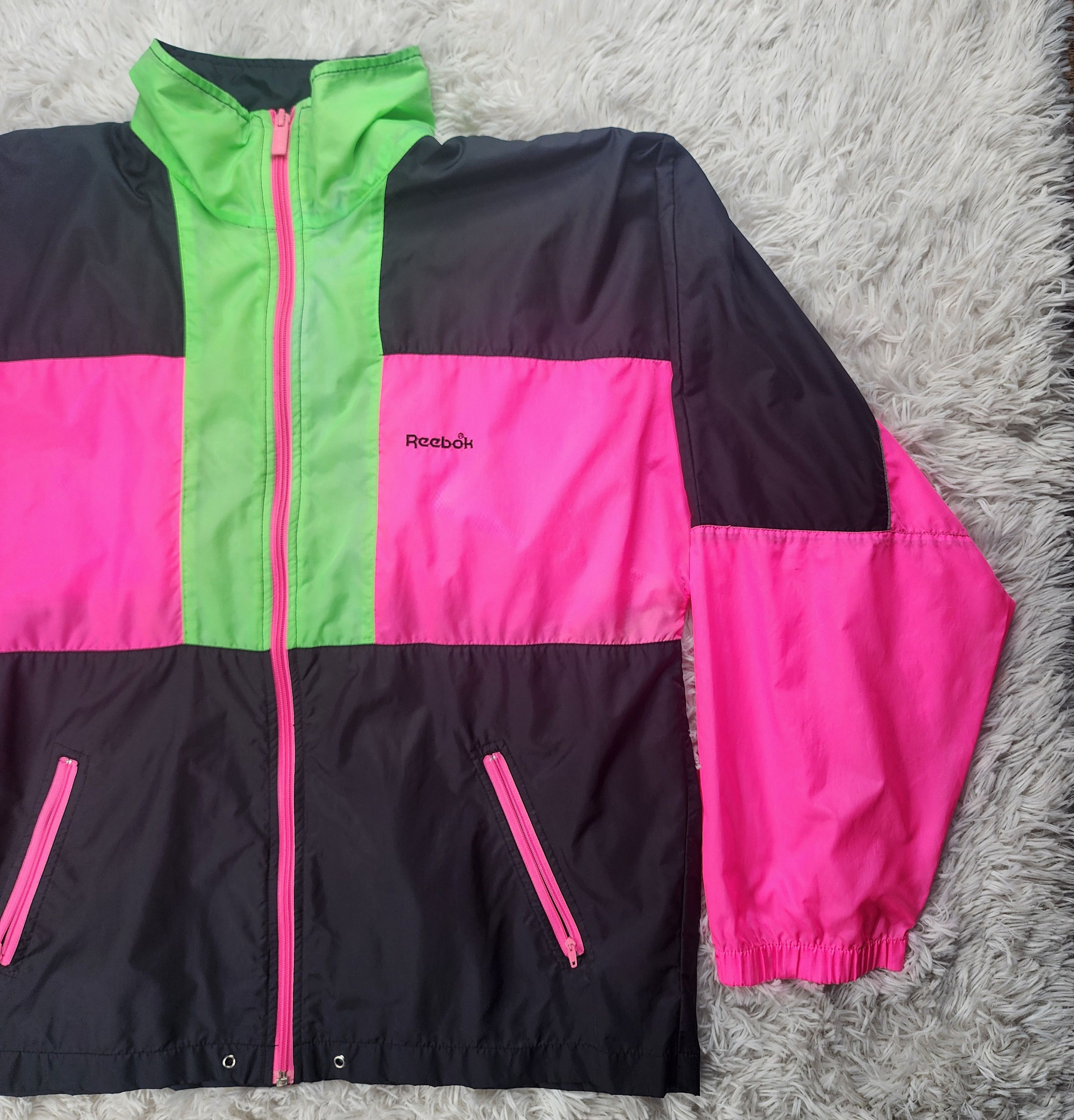 Reebok Vintage Reebok full zip windbreaker jacket Size US M / EU 48-50 / 2 - 3 Thumbnail