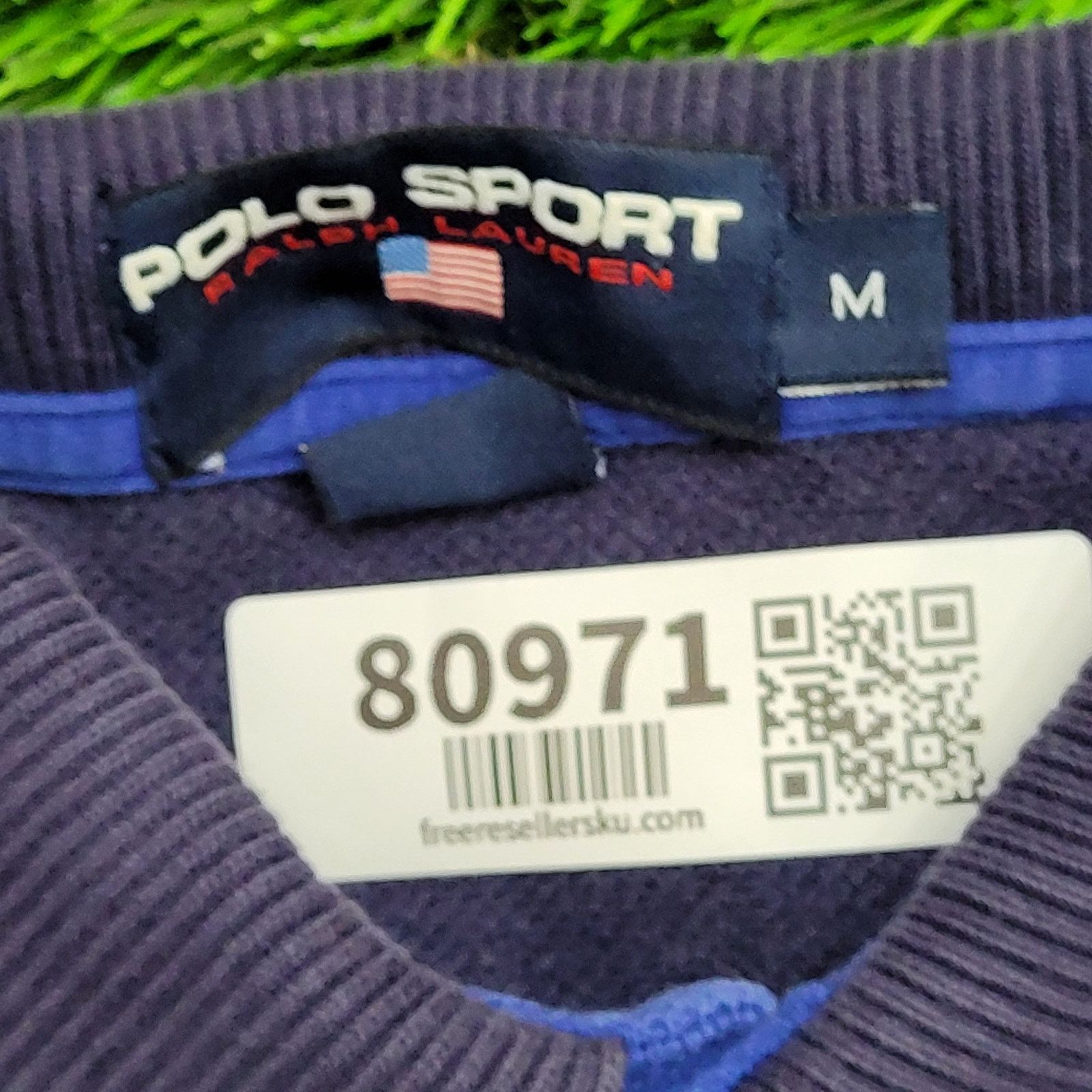 Ralph Lauren Vintage Y2K RL Polo-Sport Polo Shirt Medium 21x27 Navy-Blue Size US M / EU 48-50 / 2 - 9 Thumbnail