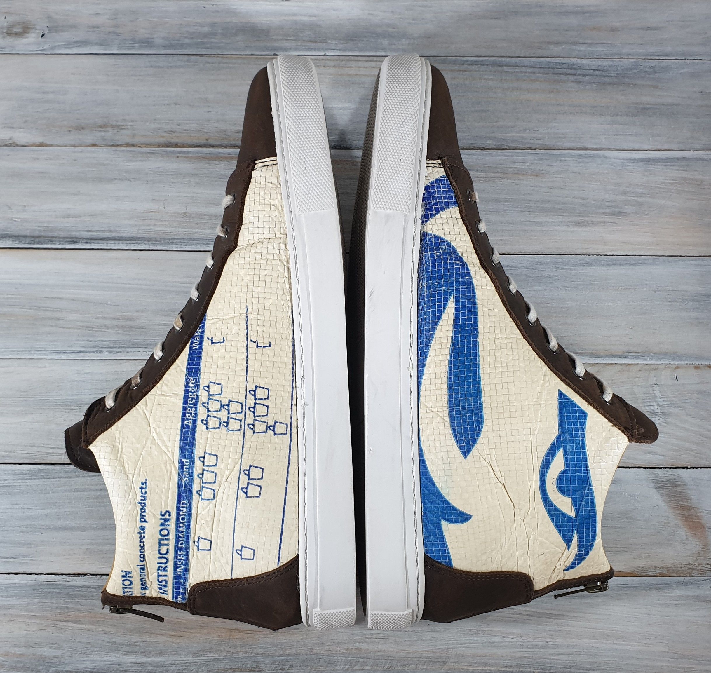 Other ELEPHBO Zurich SNEAKERS HIGH BLUE EAGLE Handmade Size US 11 / EU 44 - 19 Thumbnail