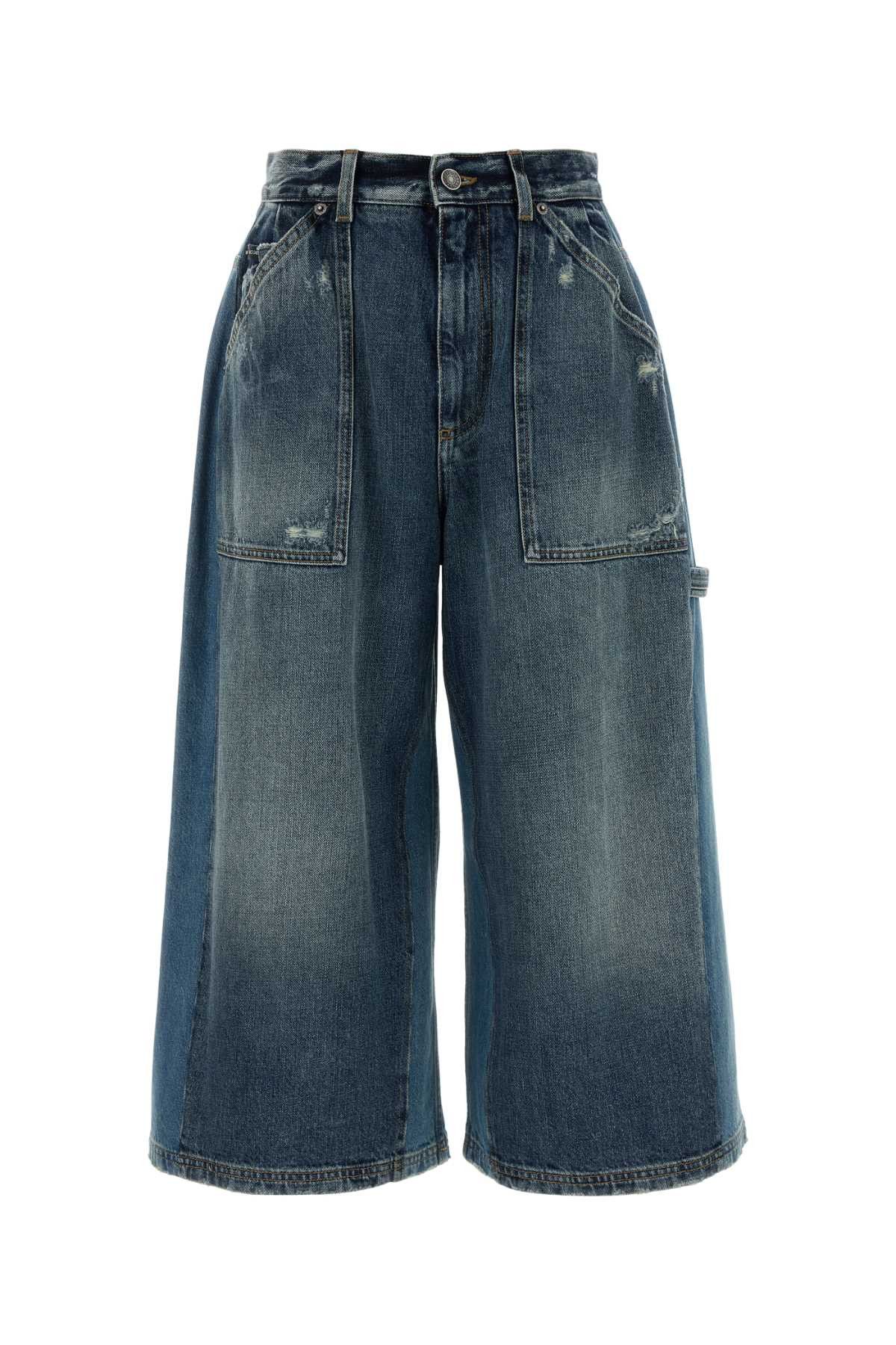 Dolce & Gabbana Denim Bermuda Shorts Size 27" / US 4 / IT 40 - 1 Thumbnail