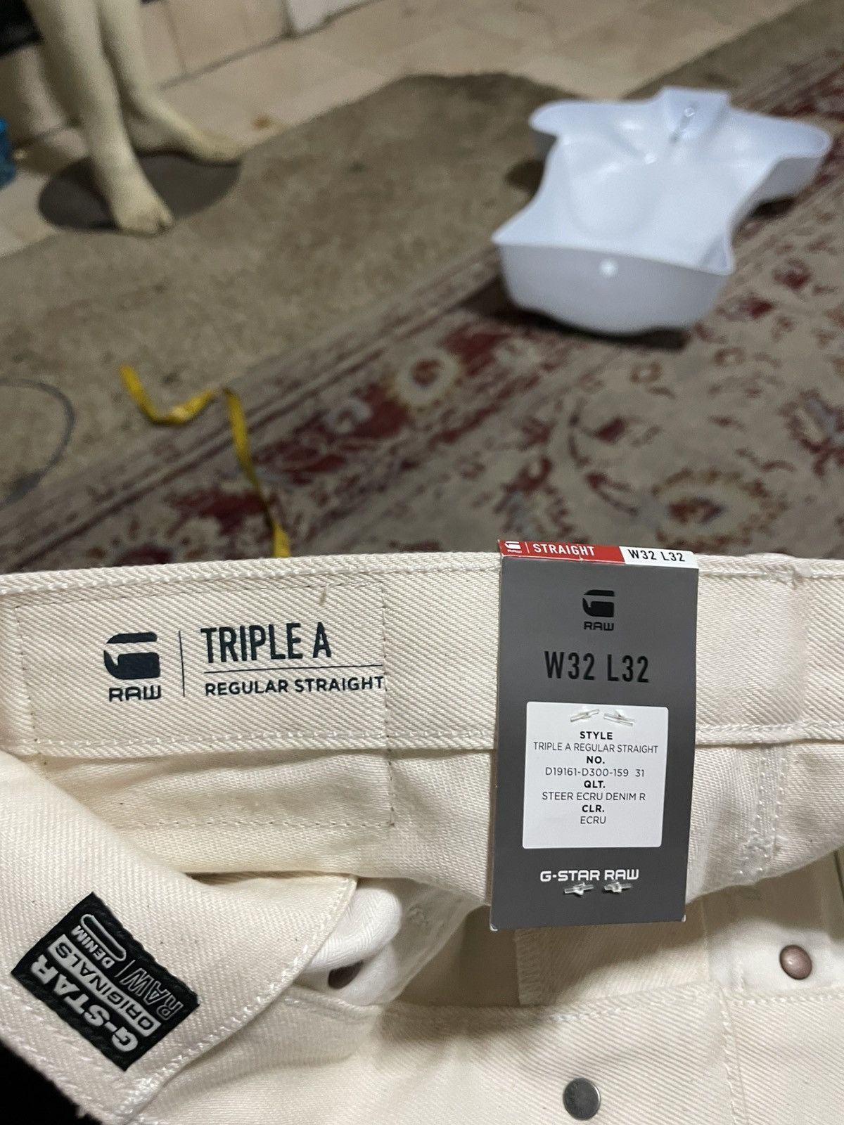 G-Star Triple A Regular Straight leg Gold denim jeans nwt 180.00 Size US 32 / EU 48 - 10 Thumbnail