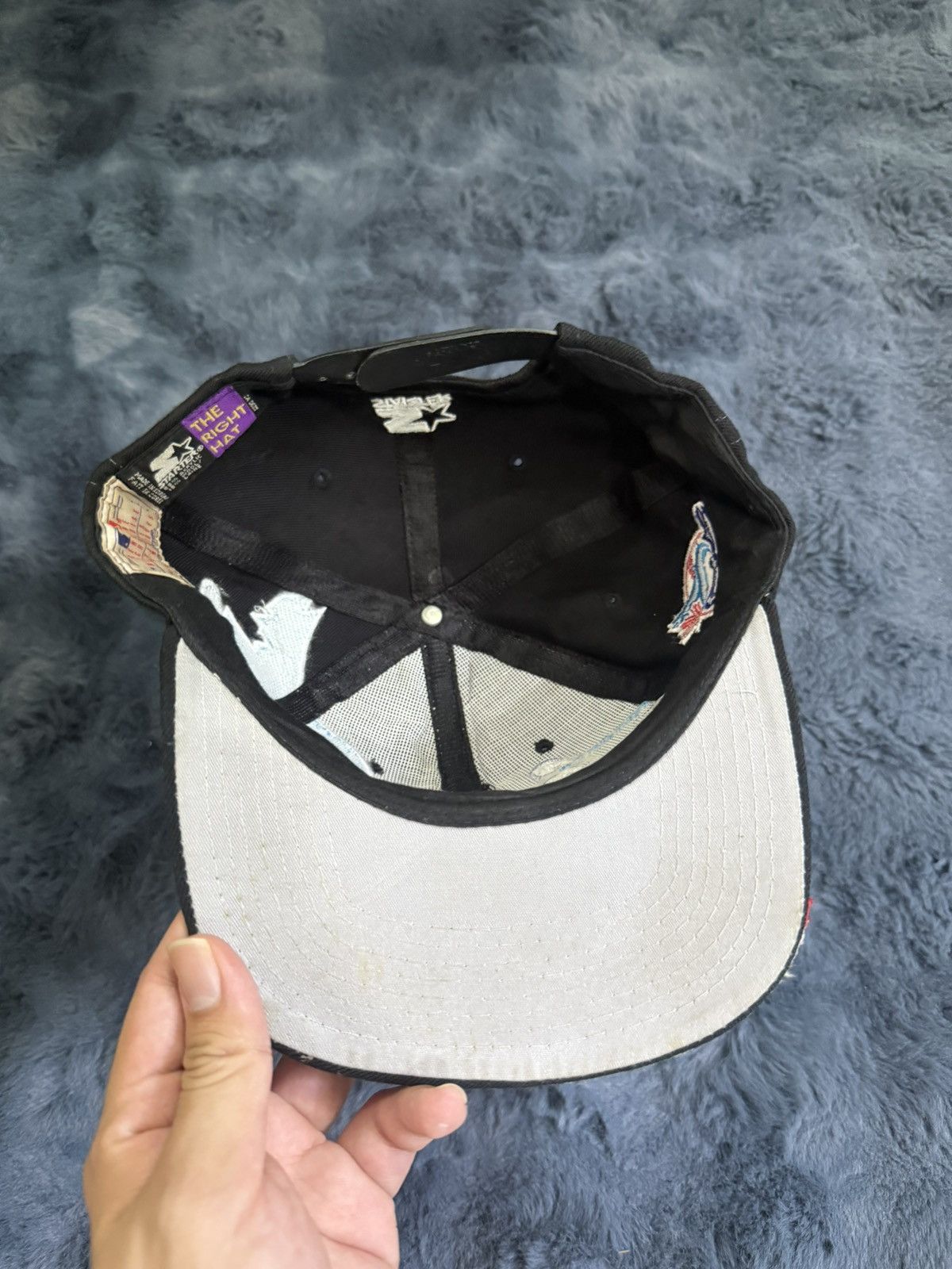 Starter Vintage 90s toronto blue jays big logo starter snapback cap Size ONE SIZE - 5 Thumbnail