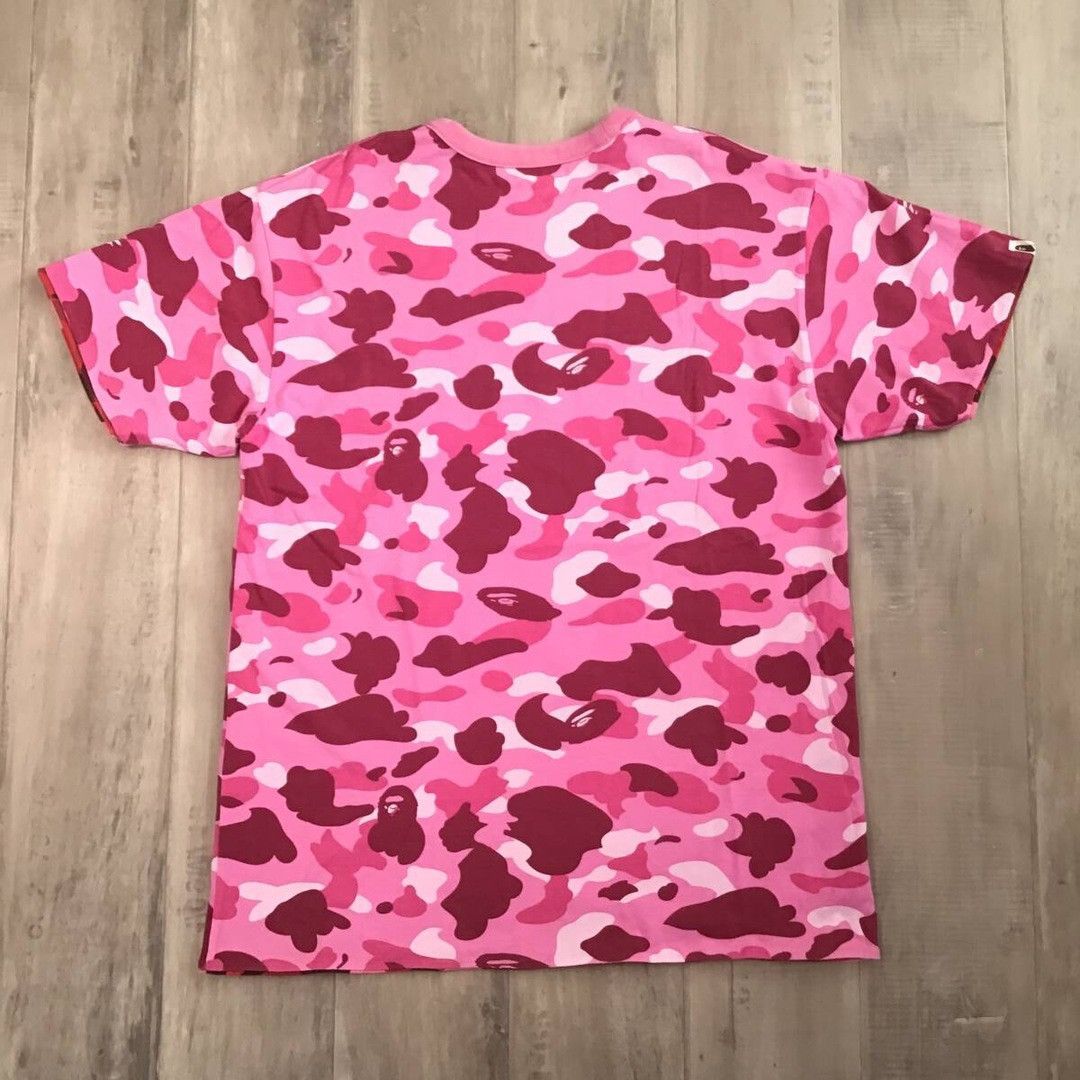 Bape 🔥Reversible🔥 BAPE Pink camo × pharrell camo T-shirt APE NIGO Size US L / EU 52-54 / 3 - 3 Thumbnail