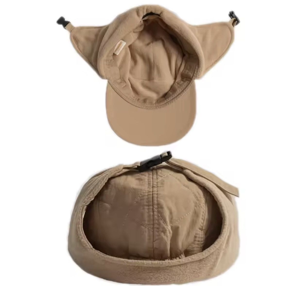 Vintage Fleece Retro Style Trapper Baseball Outdoor Cap Hat Size ONE SIZE - 2 Thumbnail