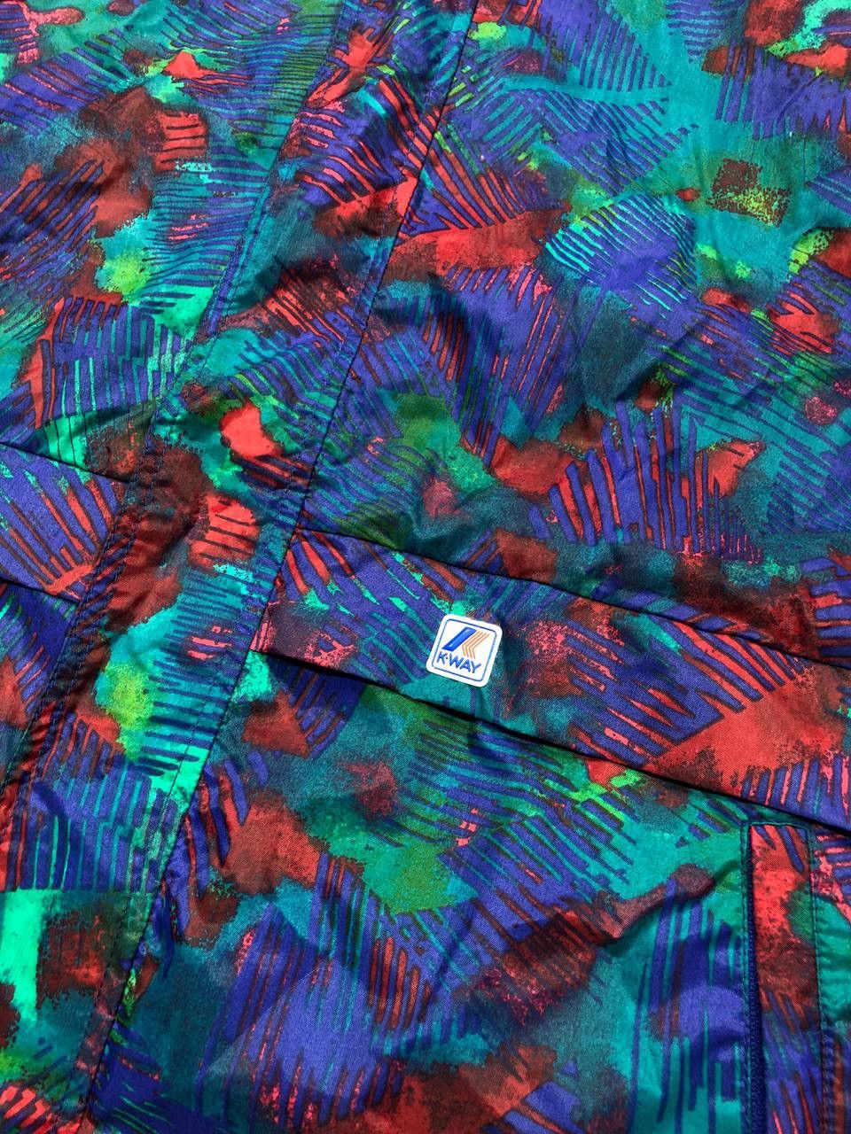 K-Way × Vintage Vintage Kway Windbreaker Jacket Size US L / EU 52-54 / 3 - 7 Thumbnail
