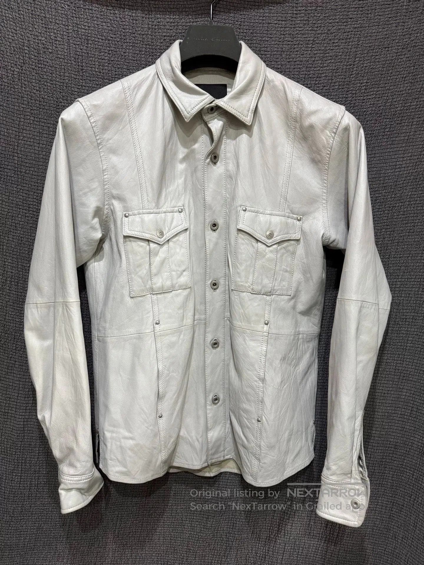 ABAHOUSE abhouse leather shirt in julius style. Size US M / EU 48-50 / 2 - 1 Thumbnail